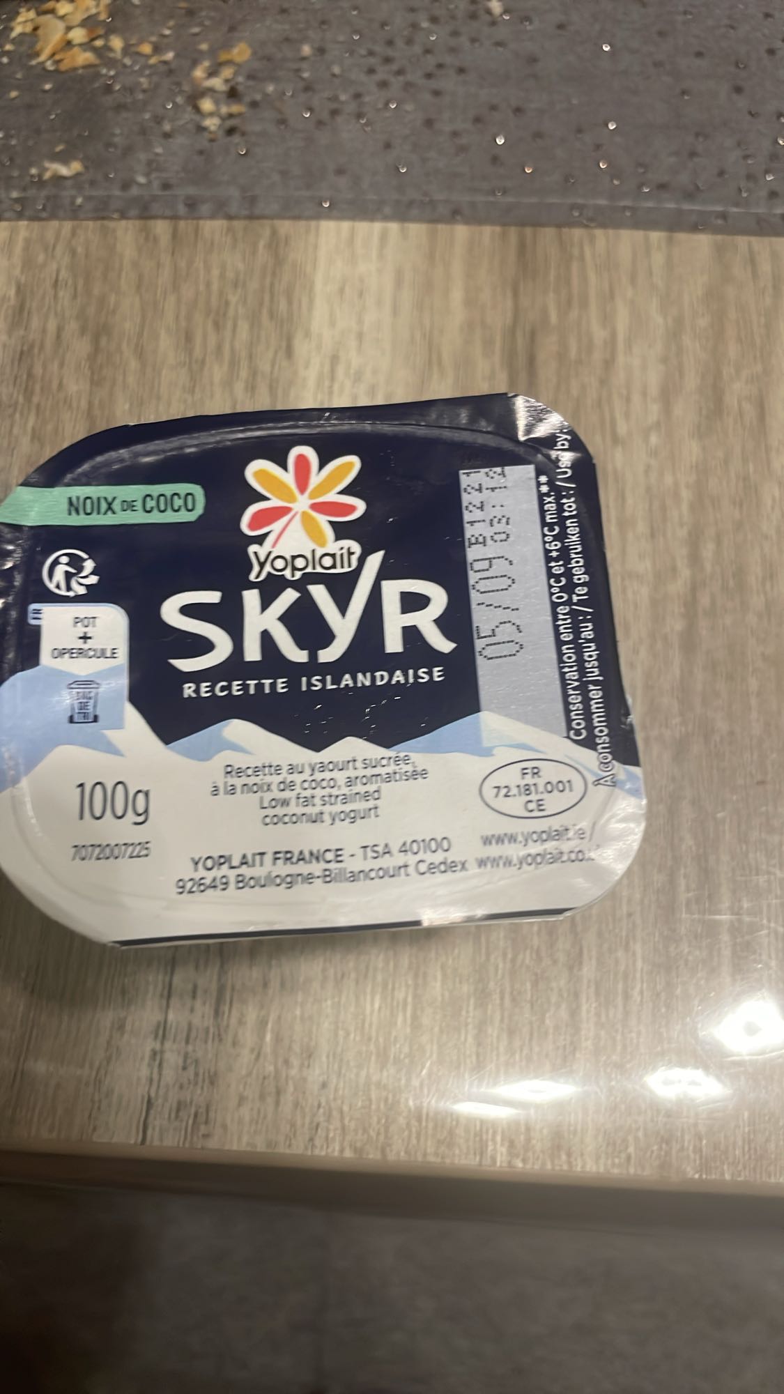 Skyr noix de coco