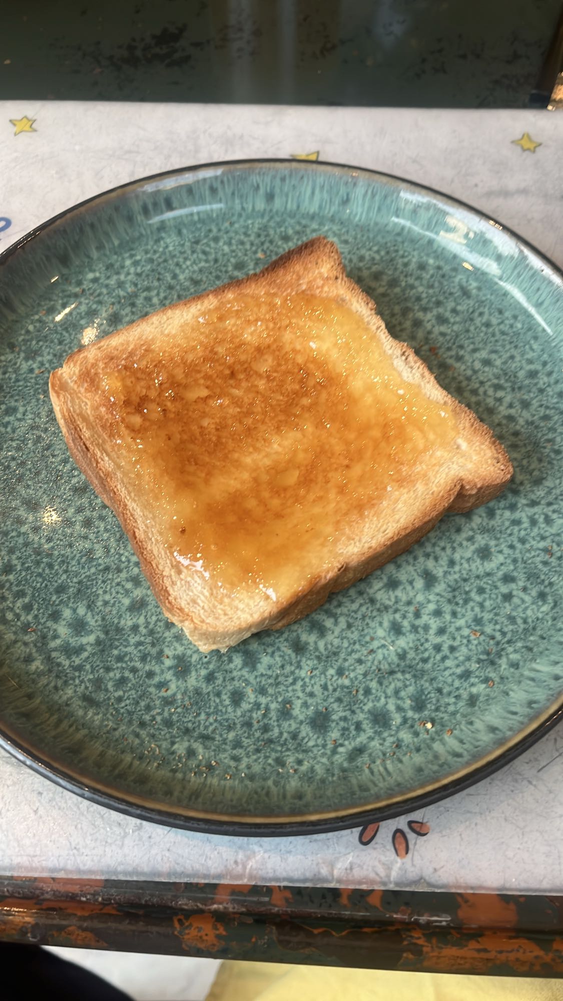 Toast à la confiture
