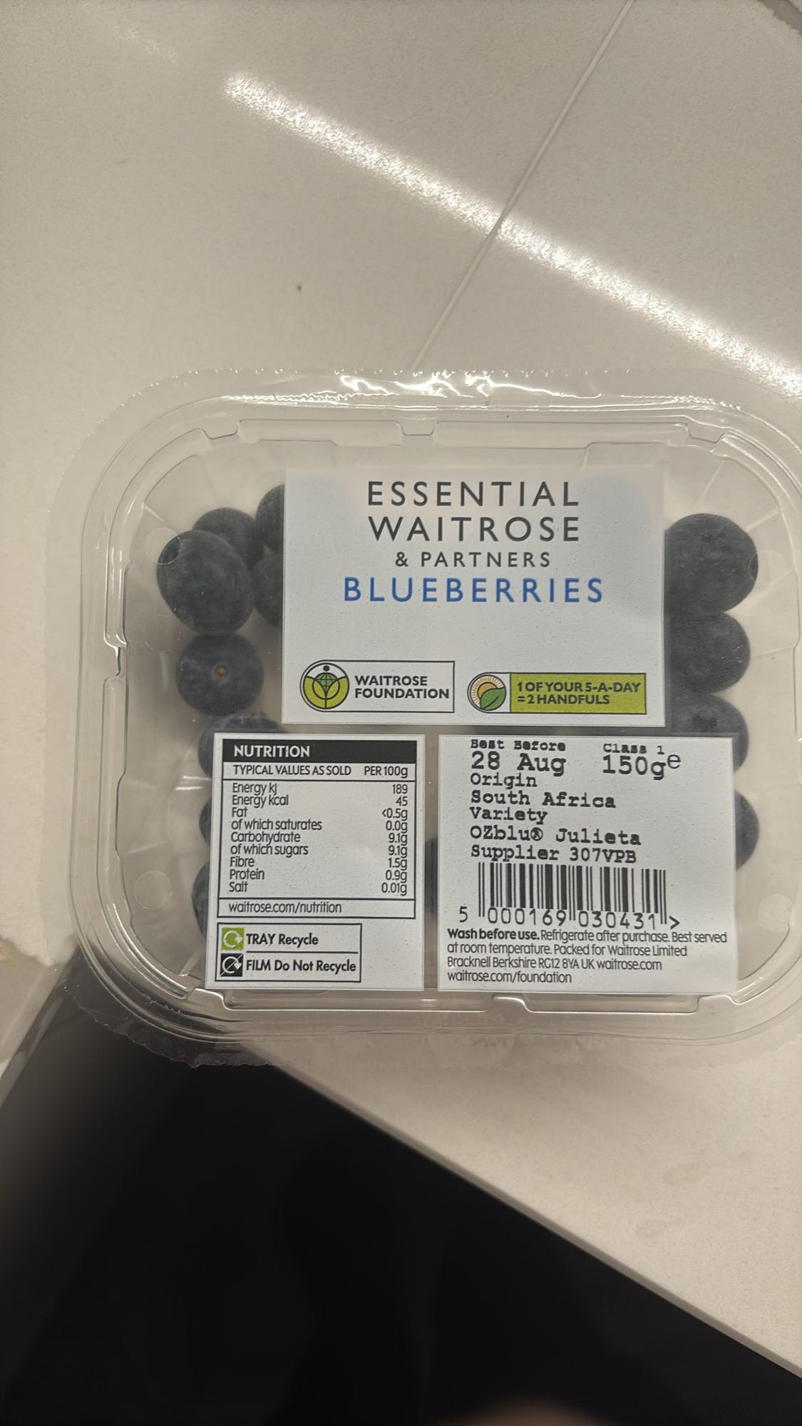 Blueberries Snack