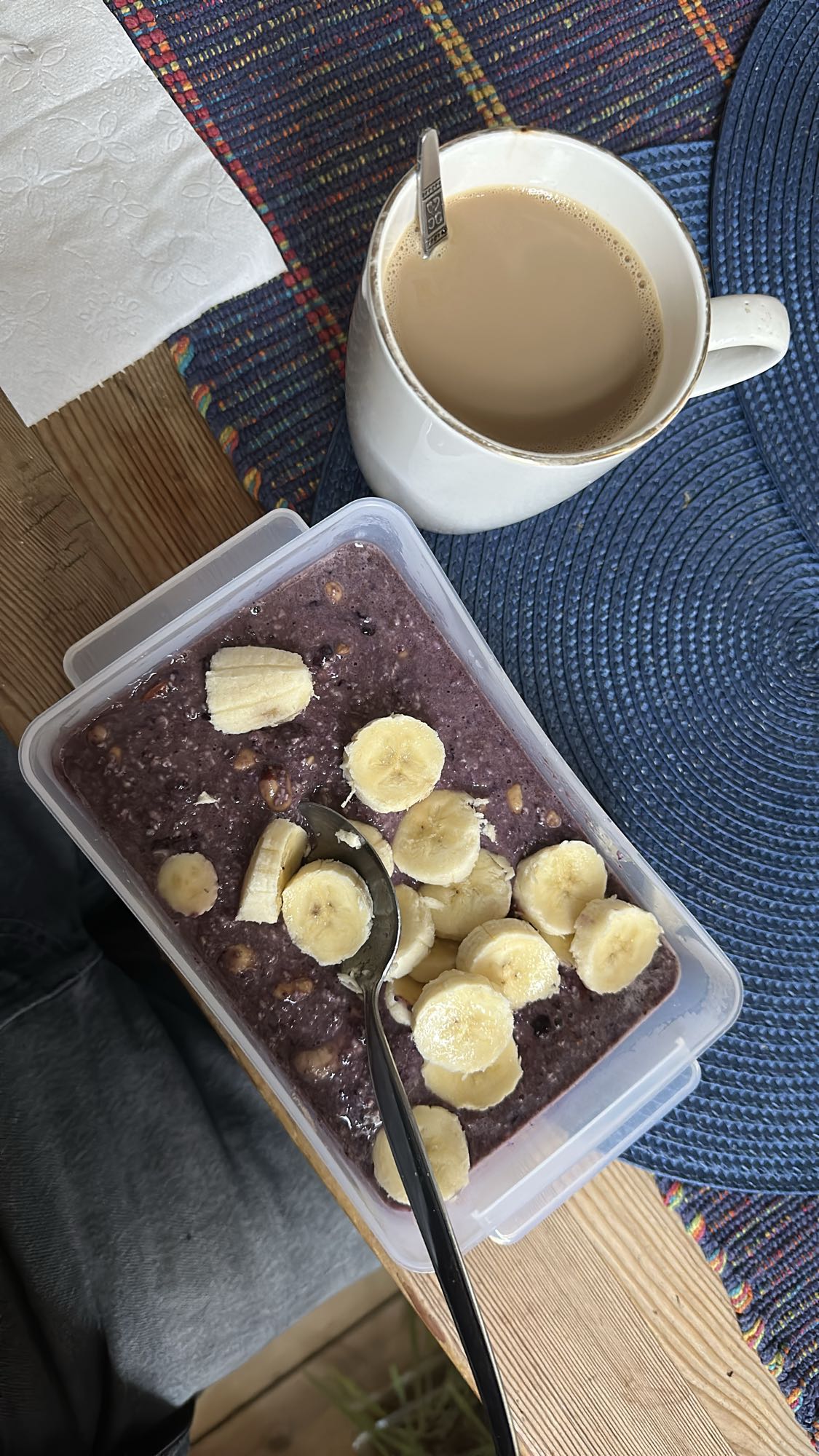 Havregrynsgröt med banan