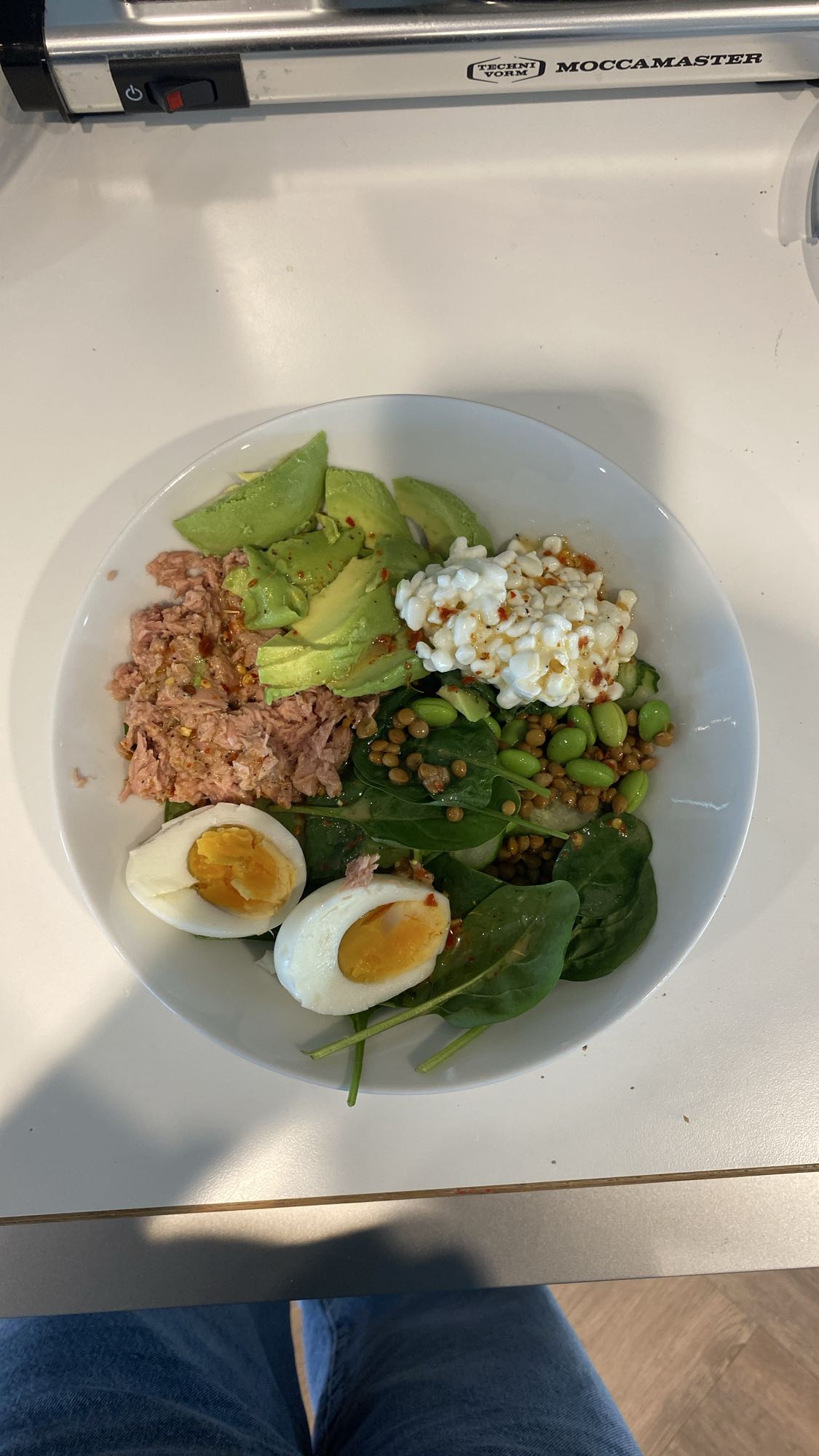 Proteinrik salladsskål