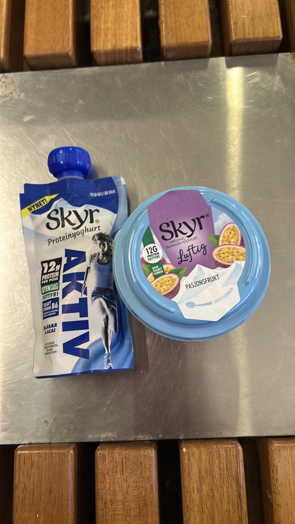 Skyr yoghurt duo