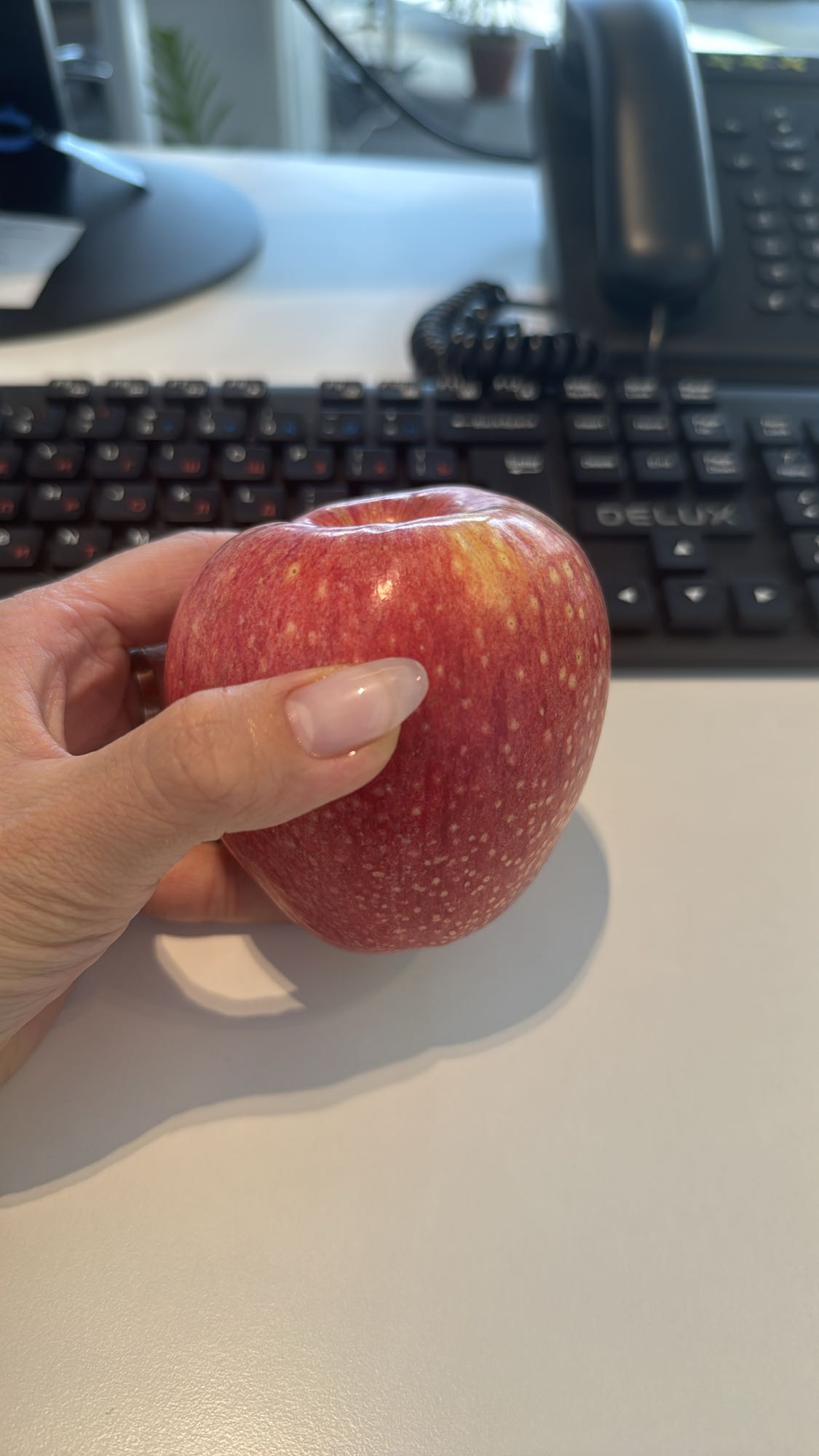 Красное яблоко