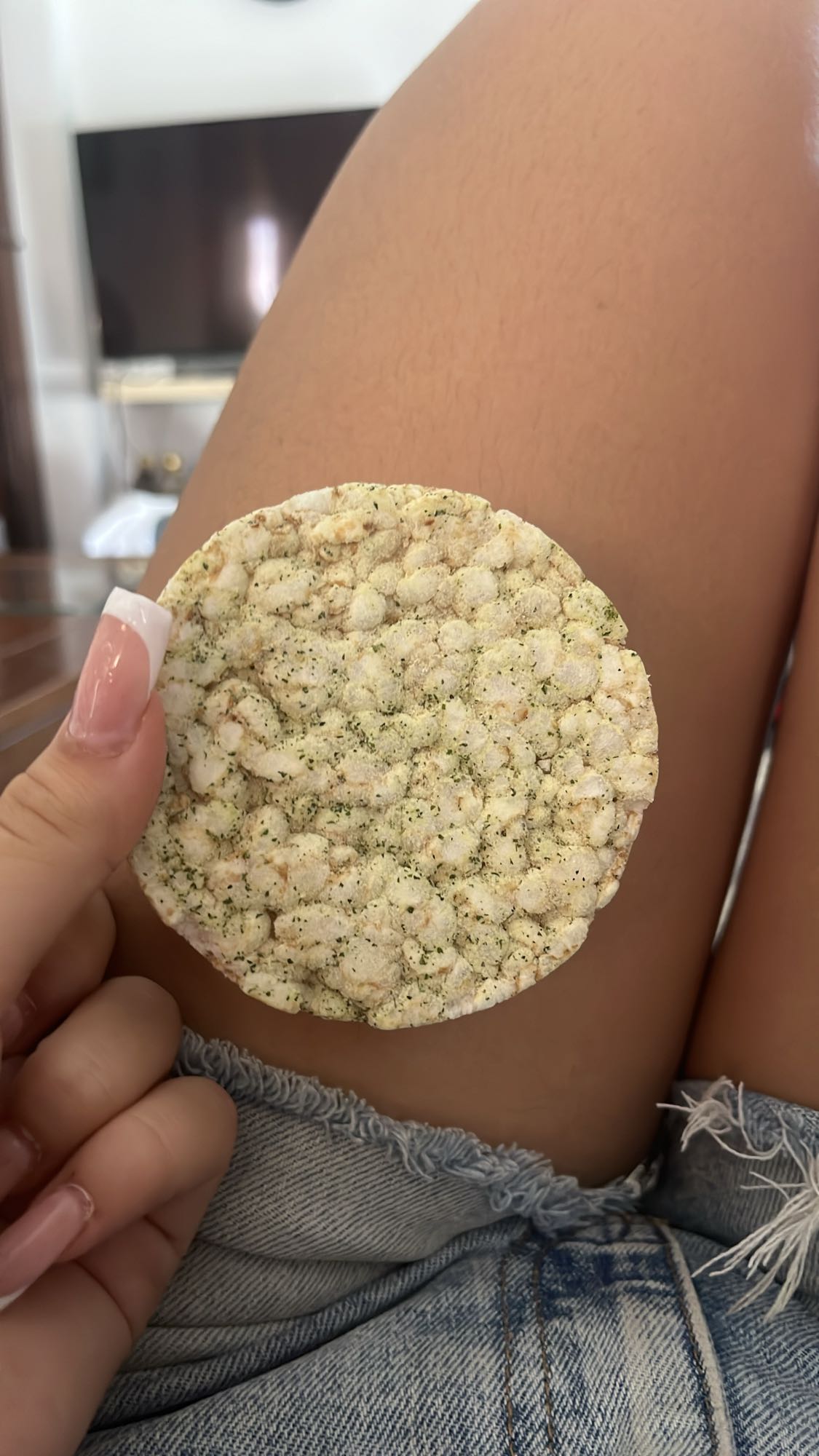 Rice cake snack
