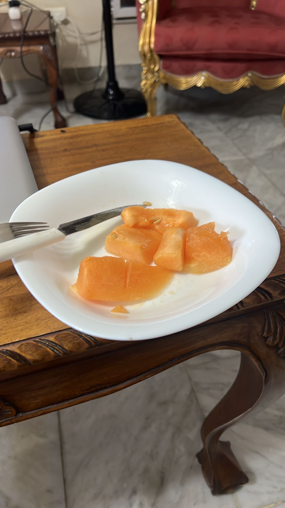Cantaloupe pieces