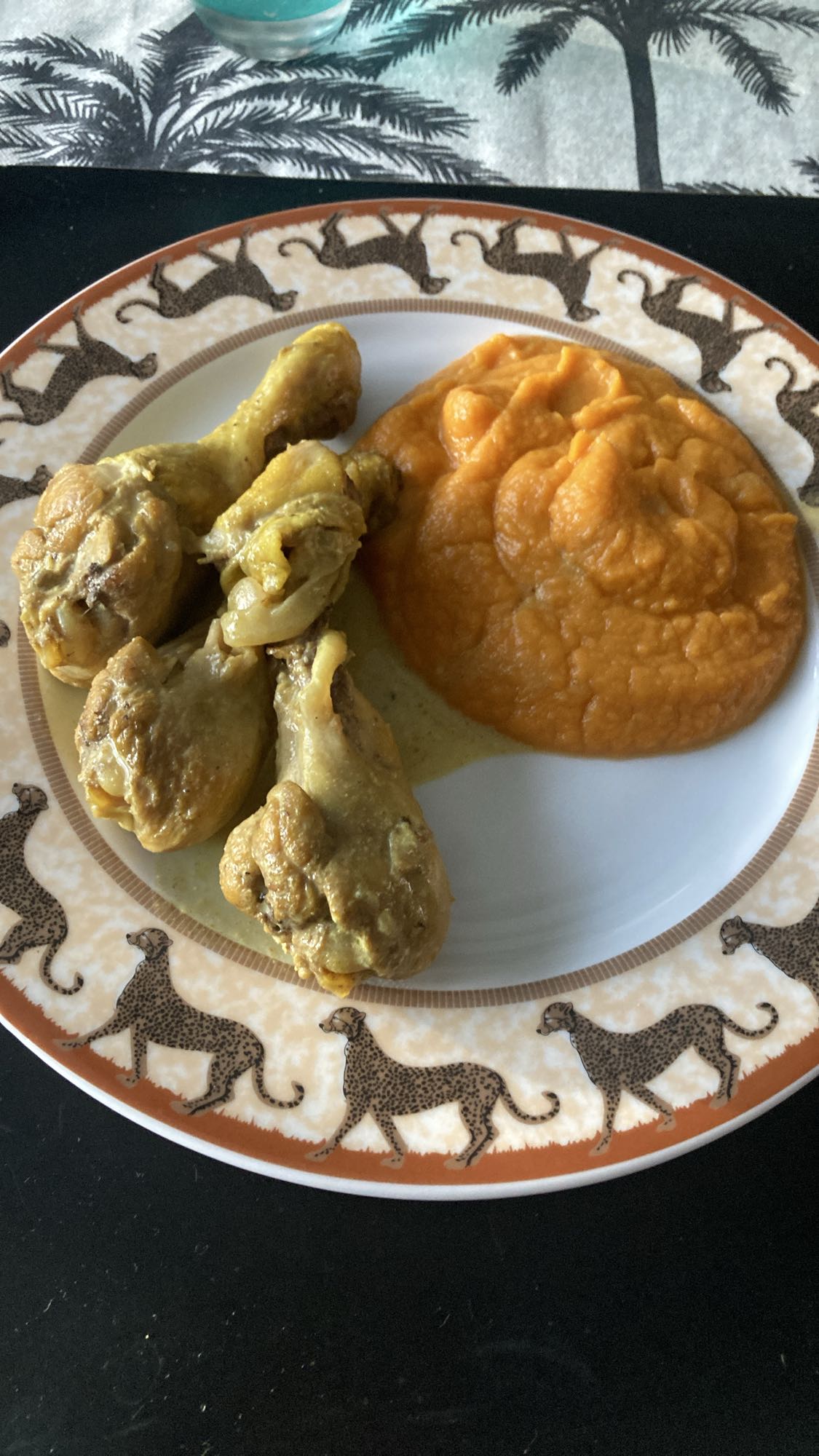 Poulet et purée carotte