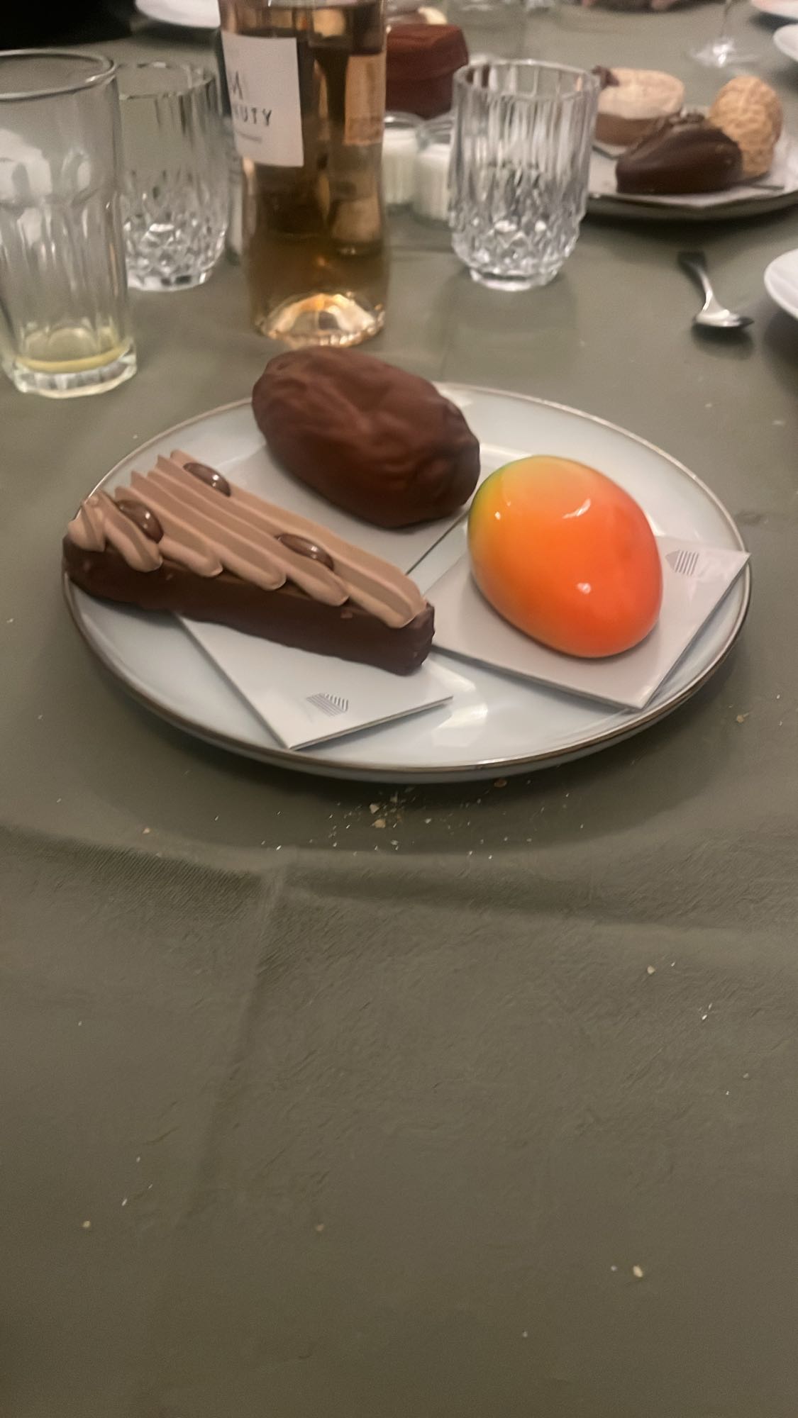 Assiette de desserts