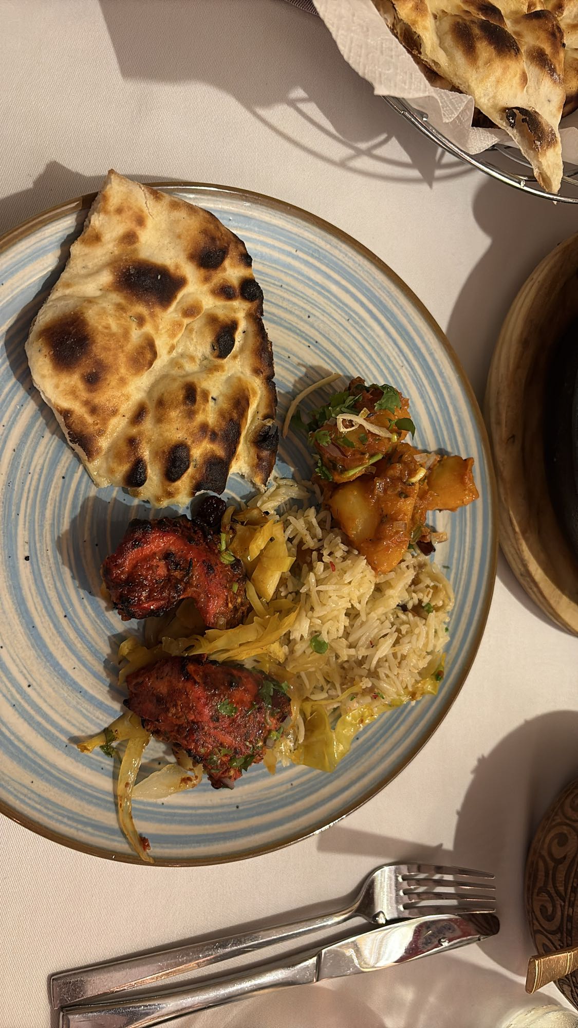 Tandoori Plate with Naan