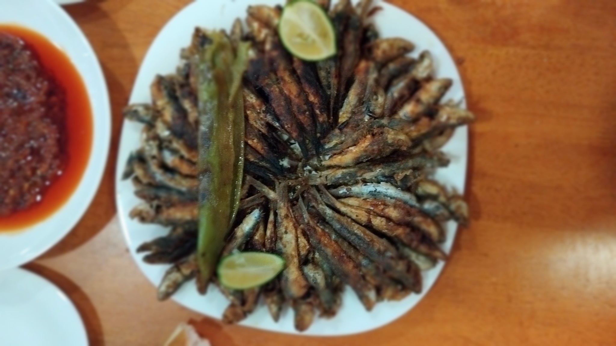 Poisson frit avec citron