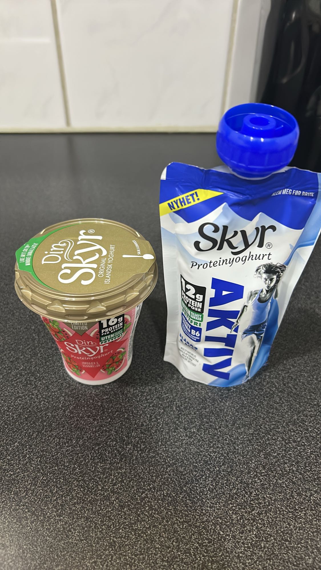 Skyr protein yoghurt