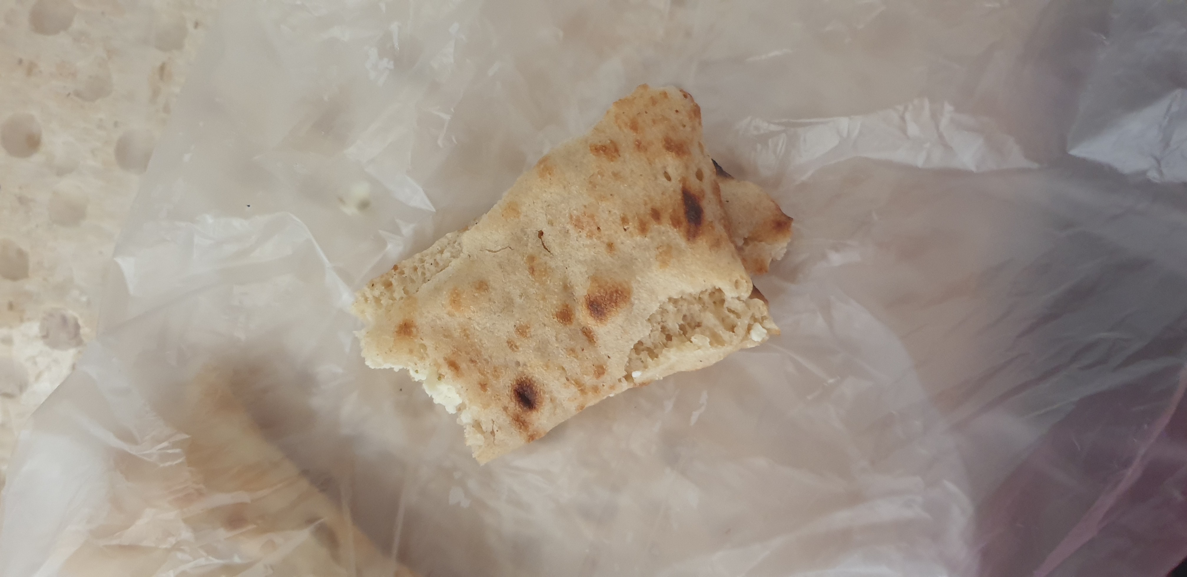Piece of flatbread