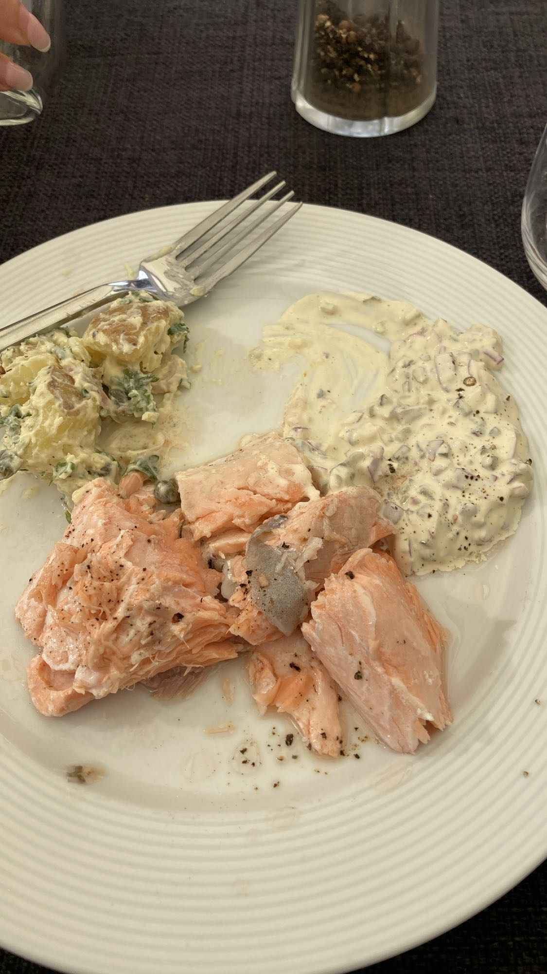 Lax med potatissallad