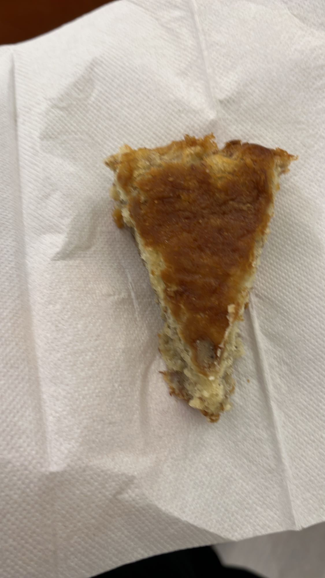 small pumpkin pie slice