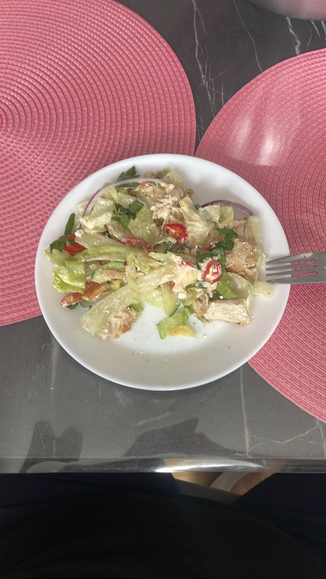 Kycklingsallad med grönsaker