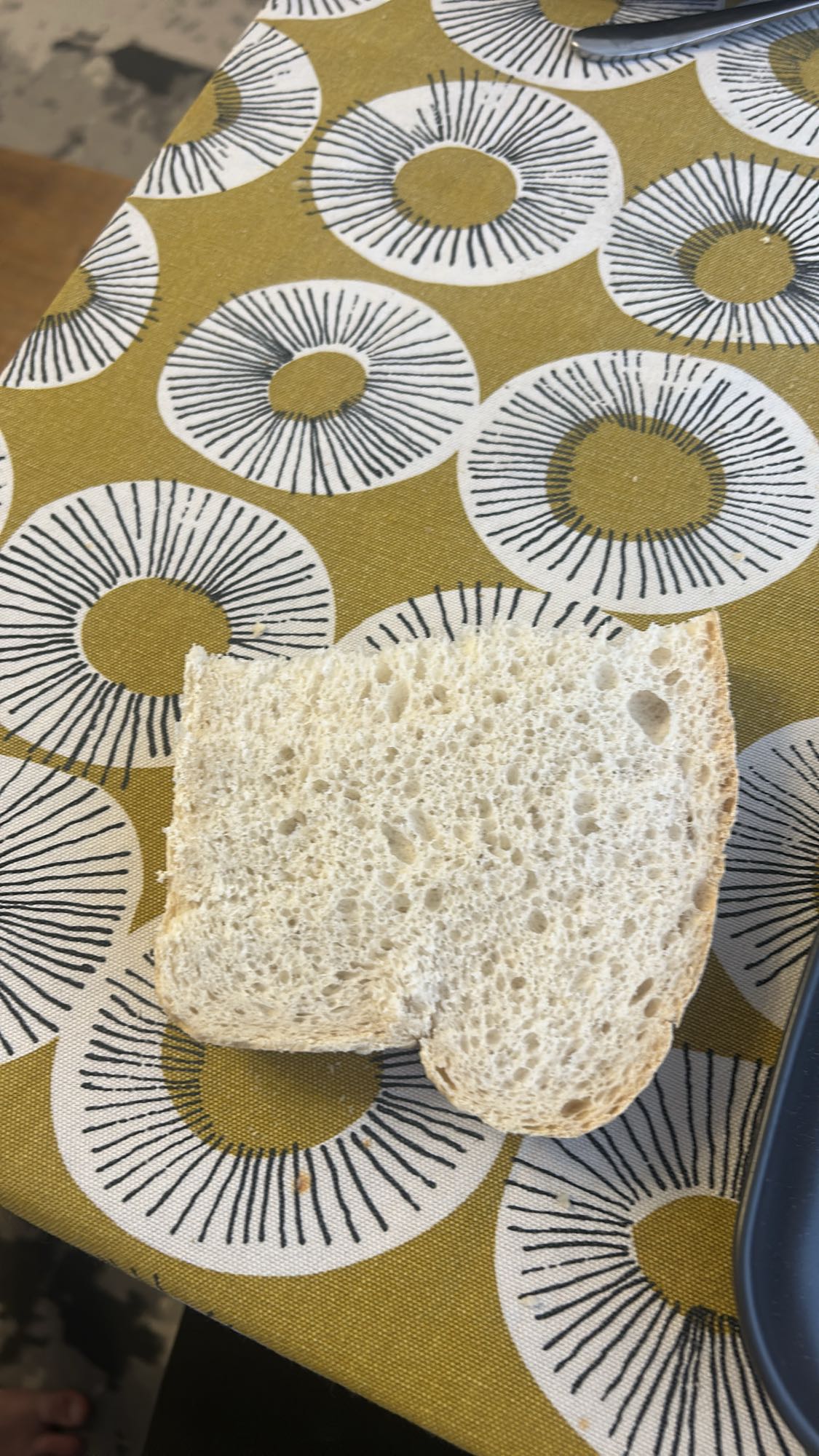 White bread slice