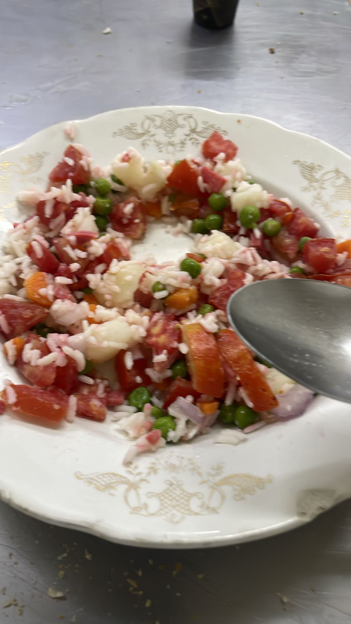 Mixed Veg Rice Salad