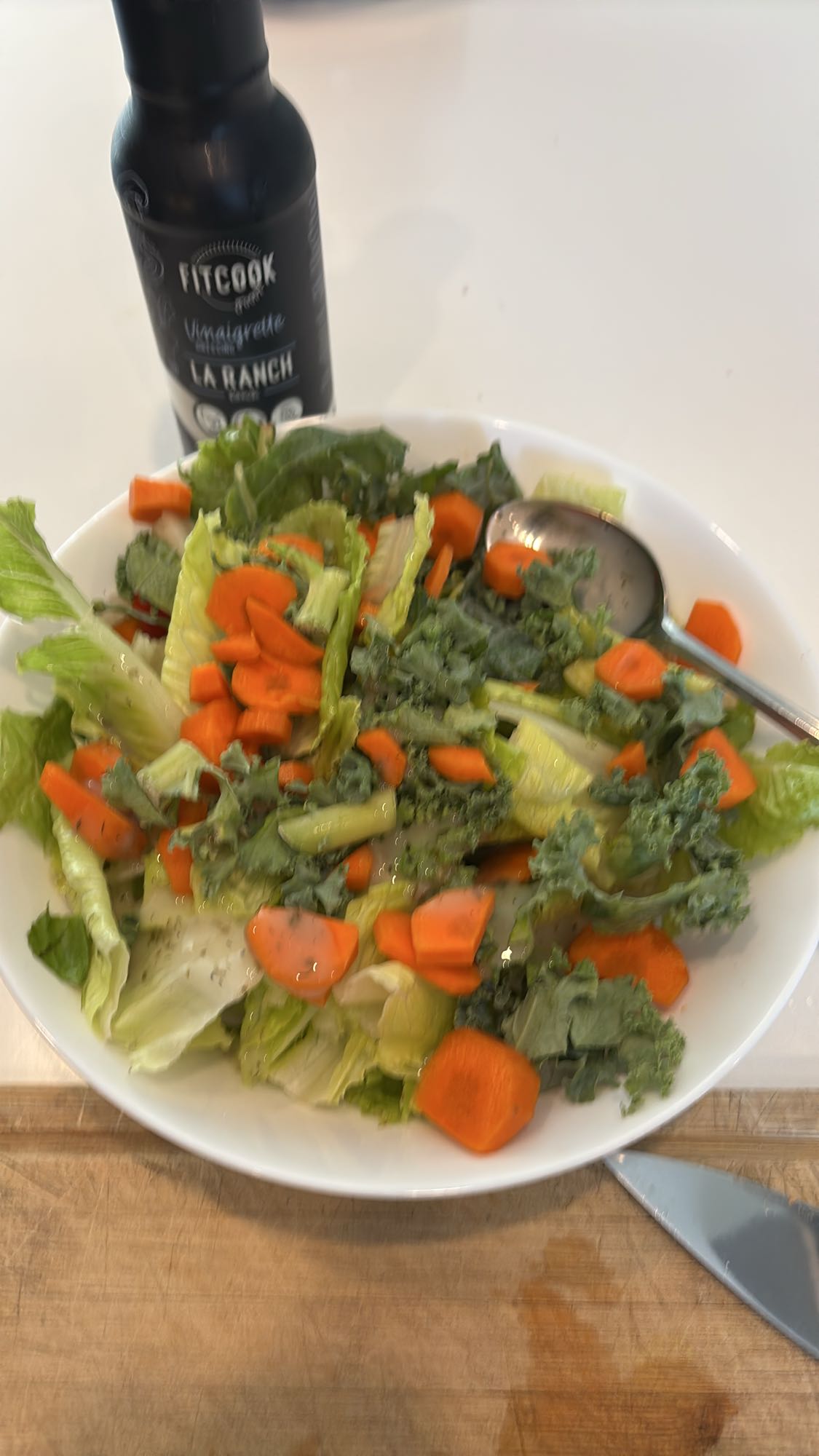 Salade verte croquante