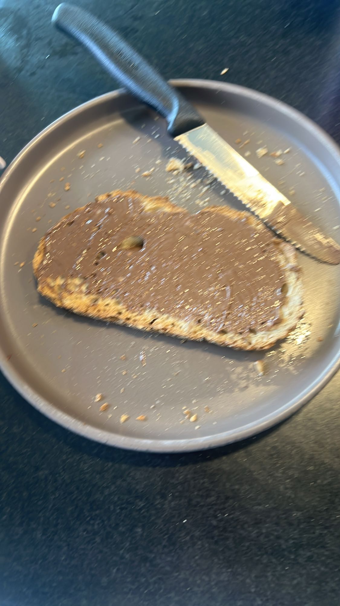 Boterham met chocopasta