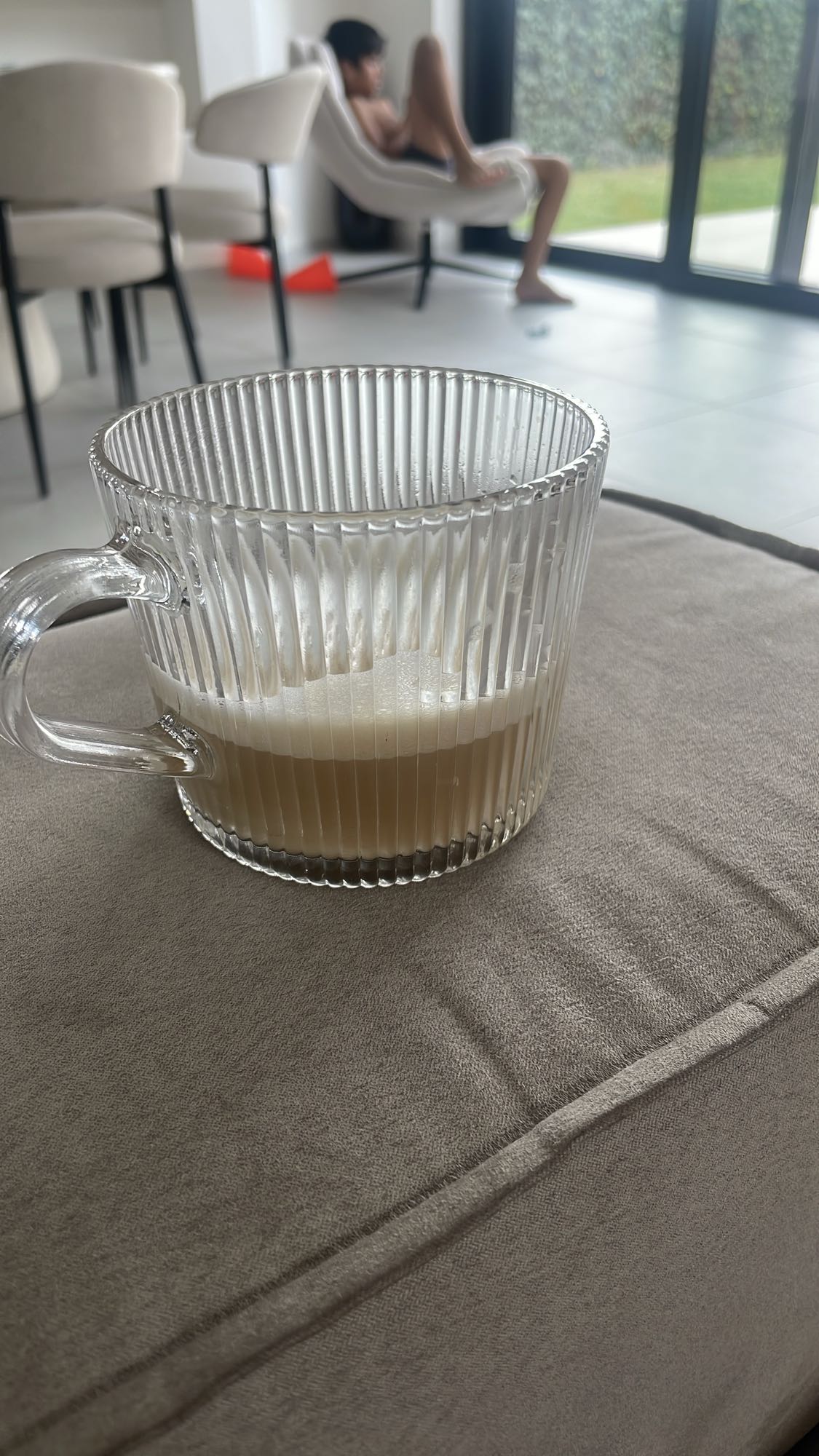 Café con leche pequeño