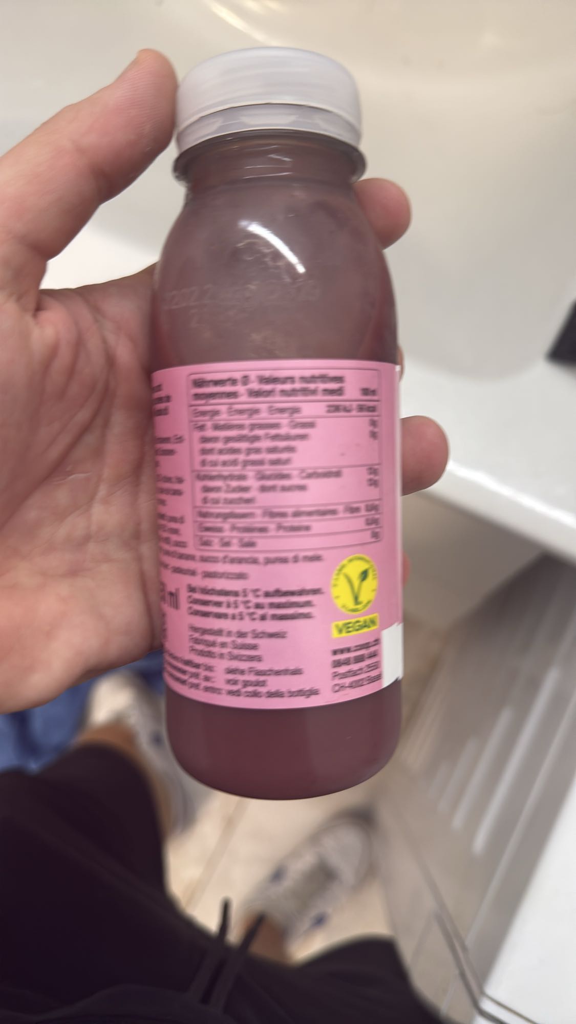 Vegan Fruchtsaftgetränk