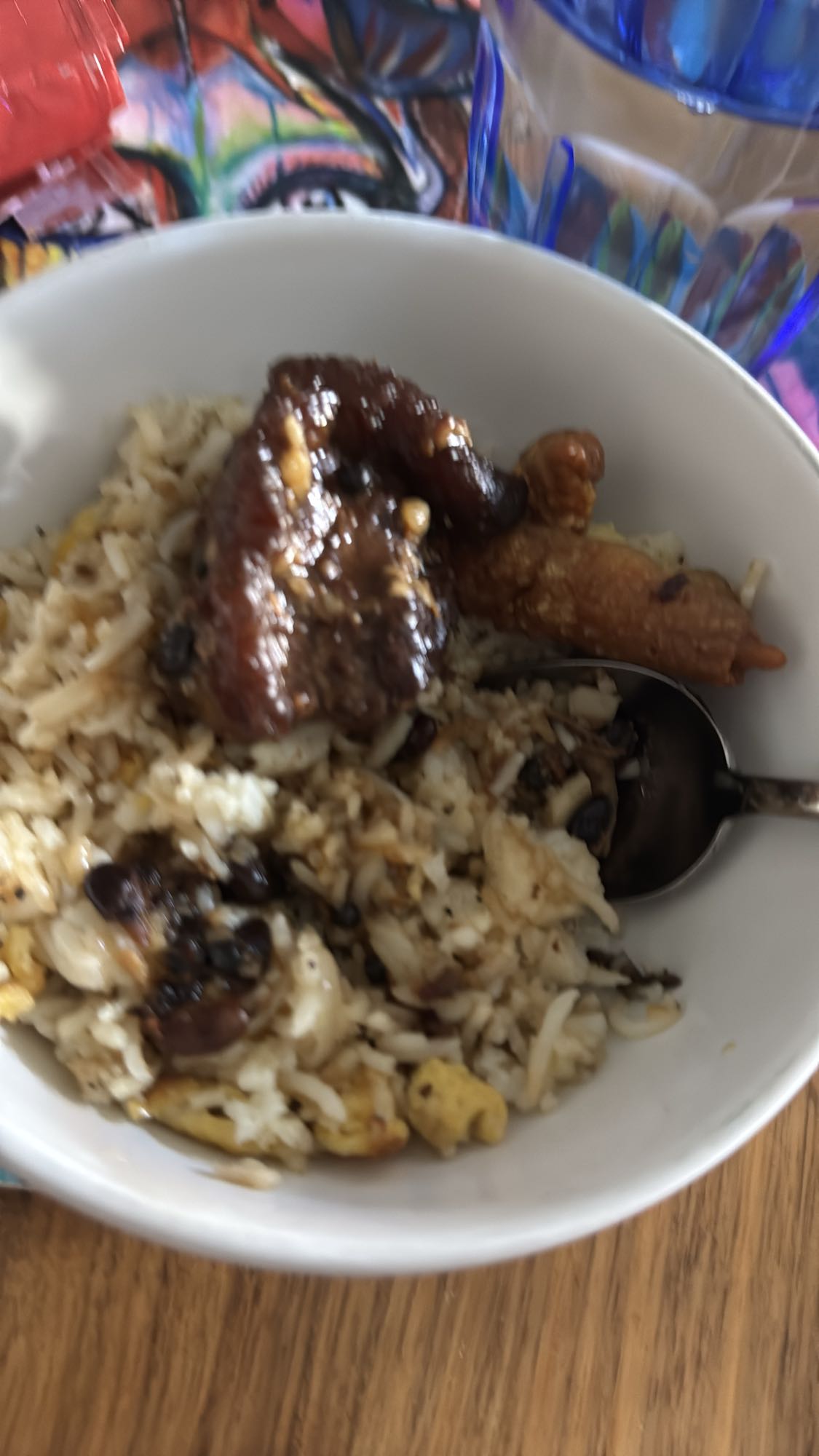 Ris med fläsk och bönor