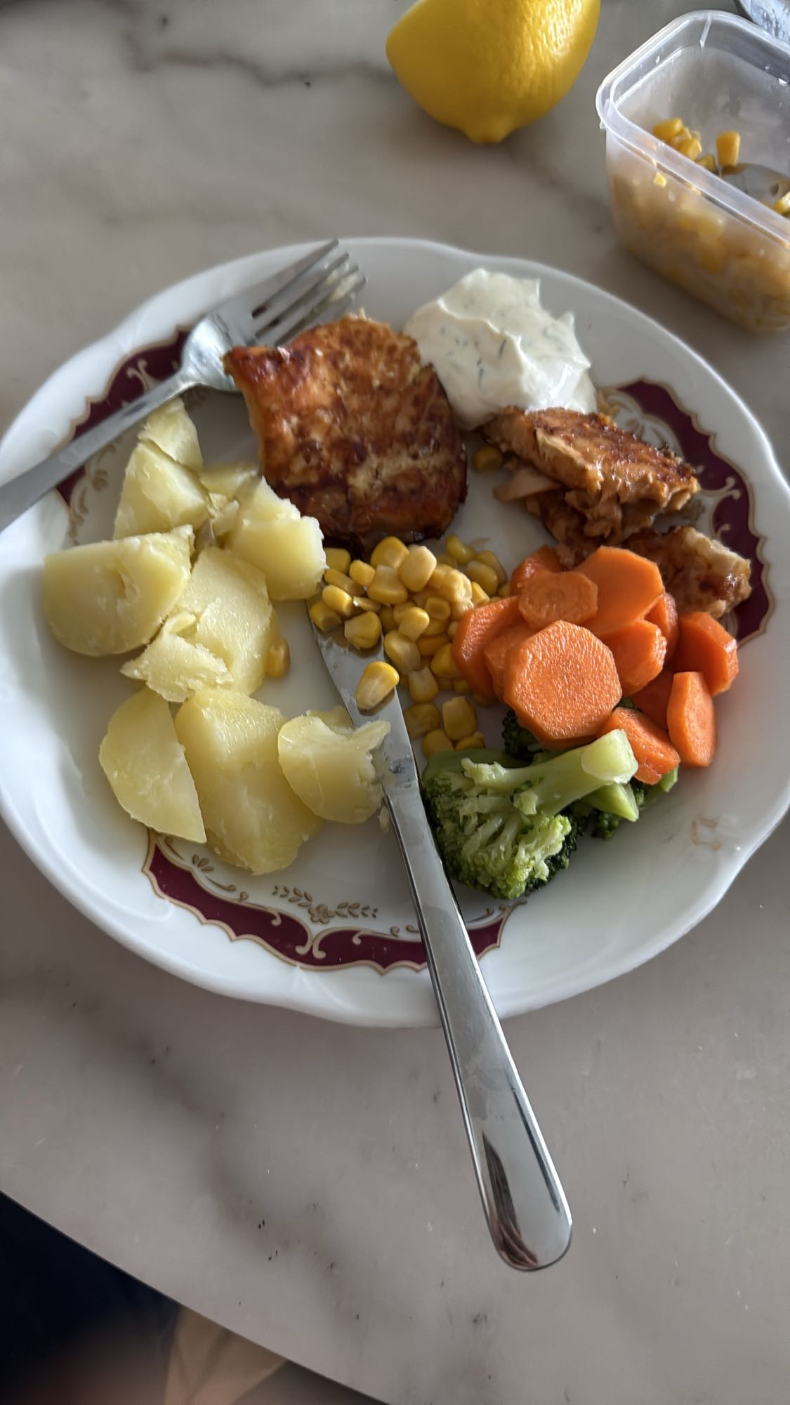 Kyckling med grönsaker