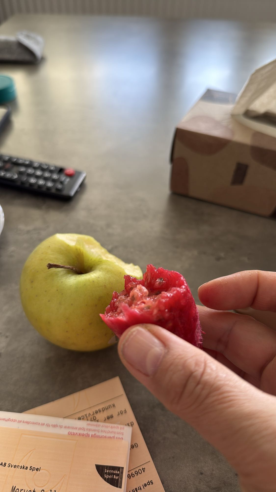 Äpple och drakfrukt