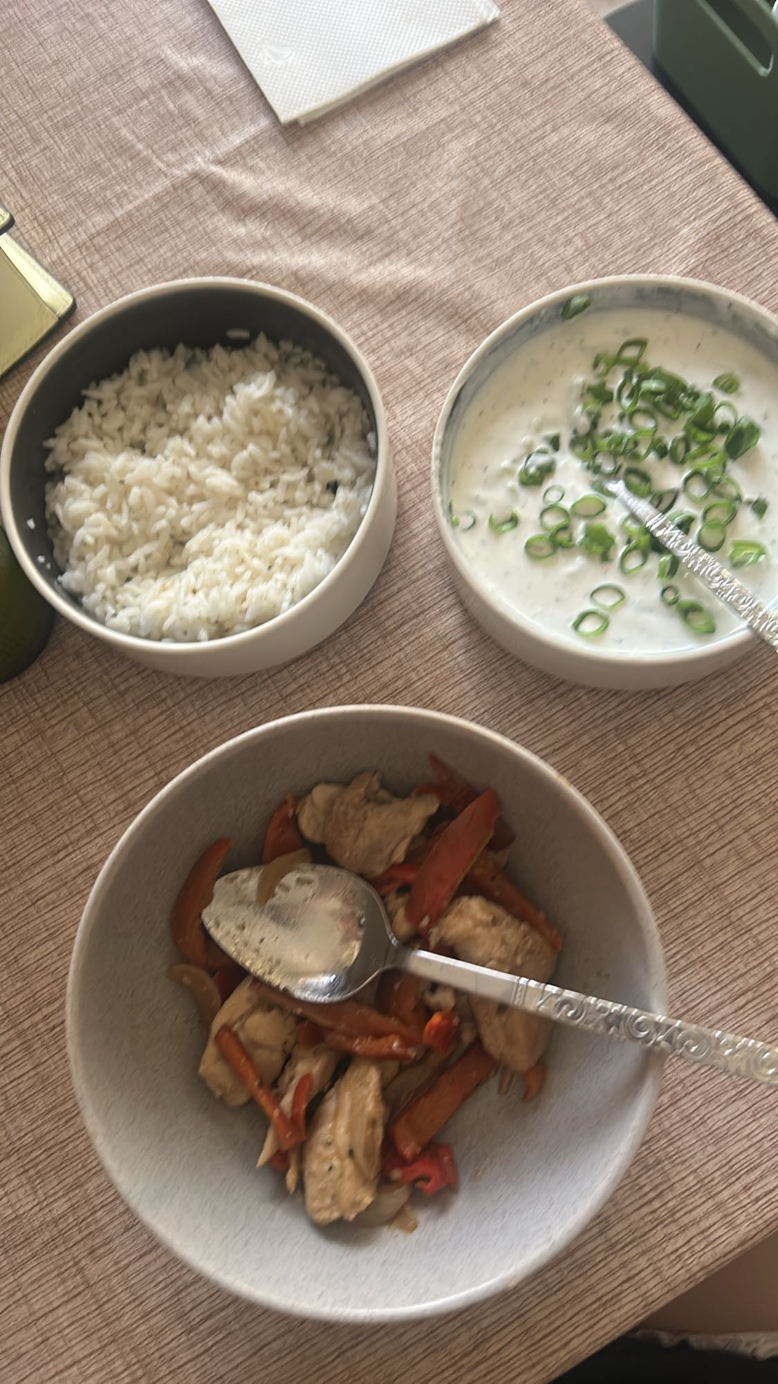 Tavuklu sebzeli pilav