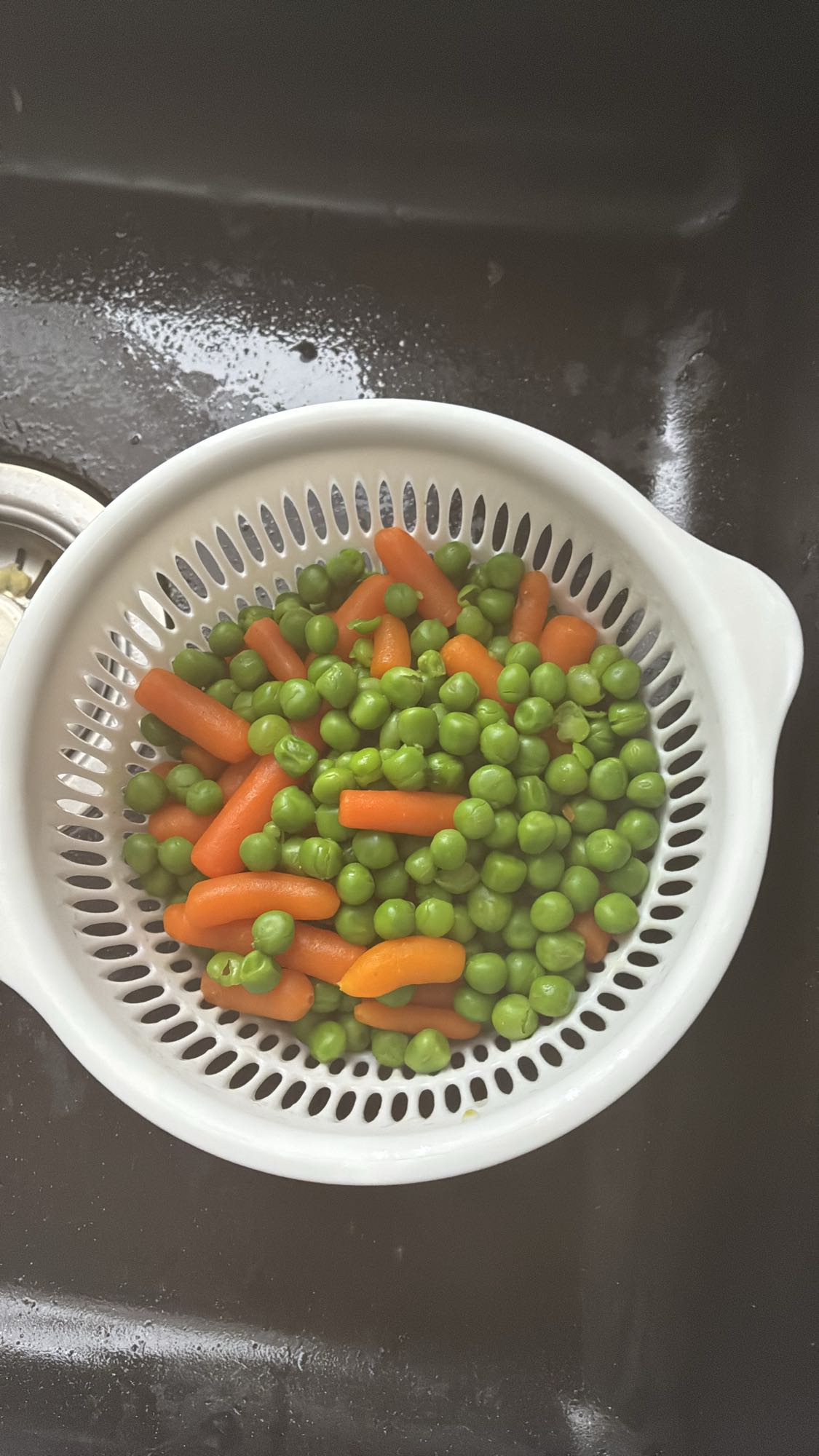 Petits pois et carottes