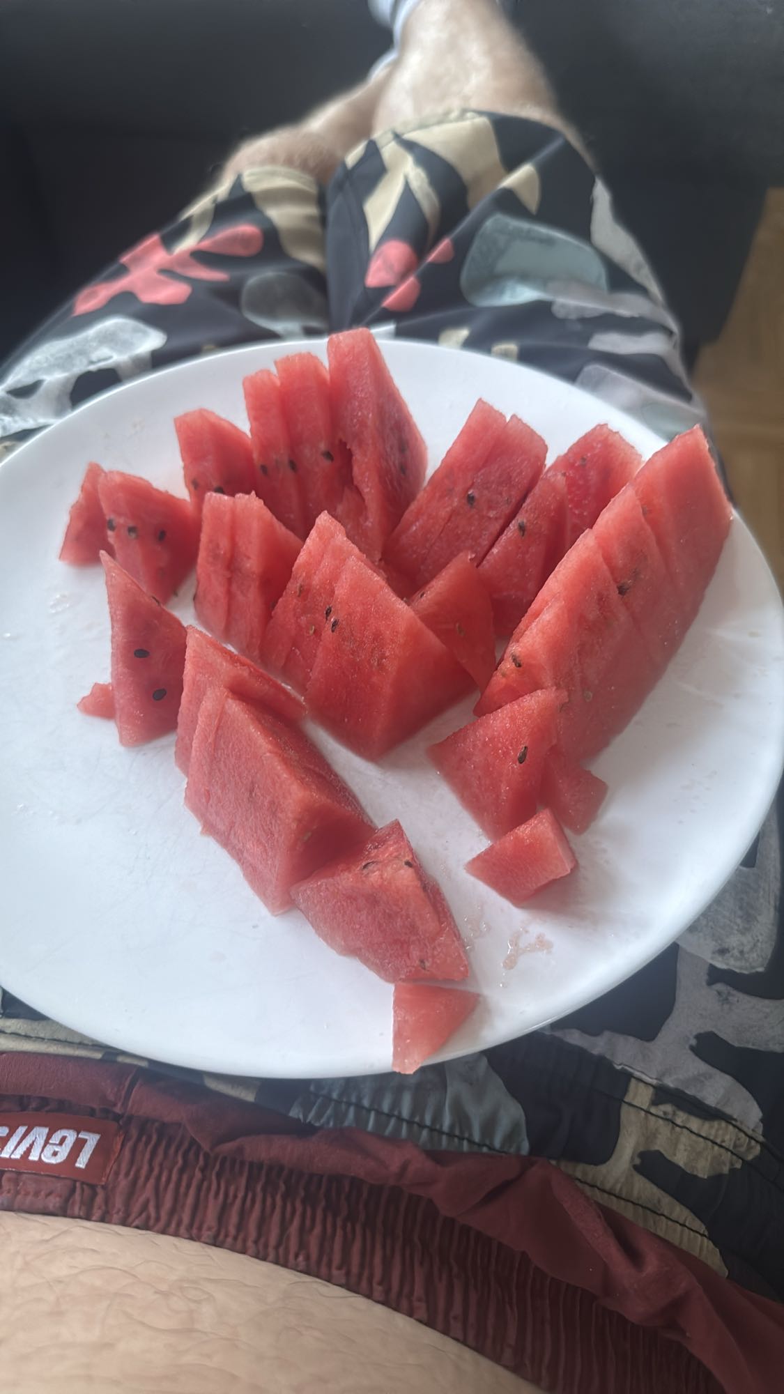 Wassermelonenstücke