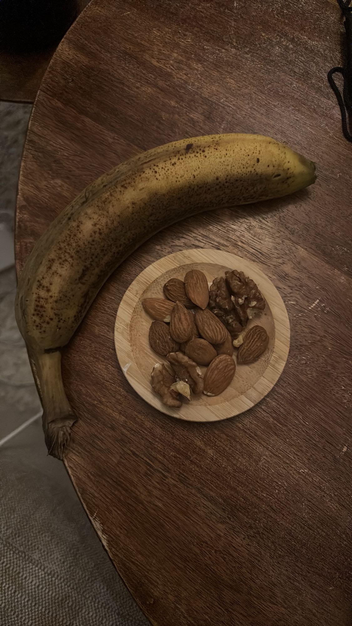 Banan och nötmix
