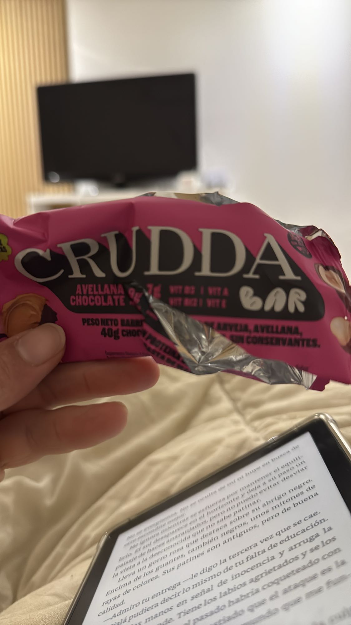 Barra avellana chocolate