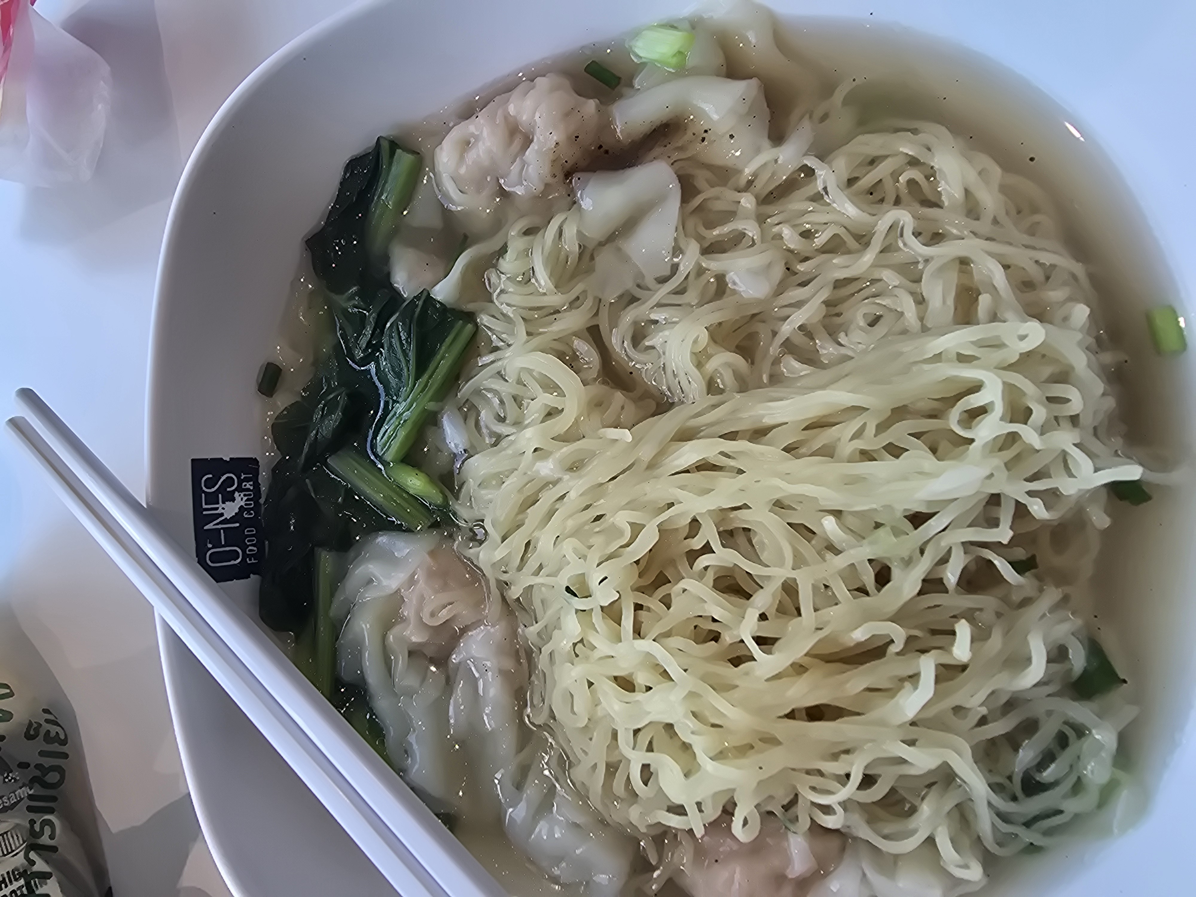 Wonton noodle soup