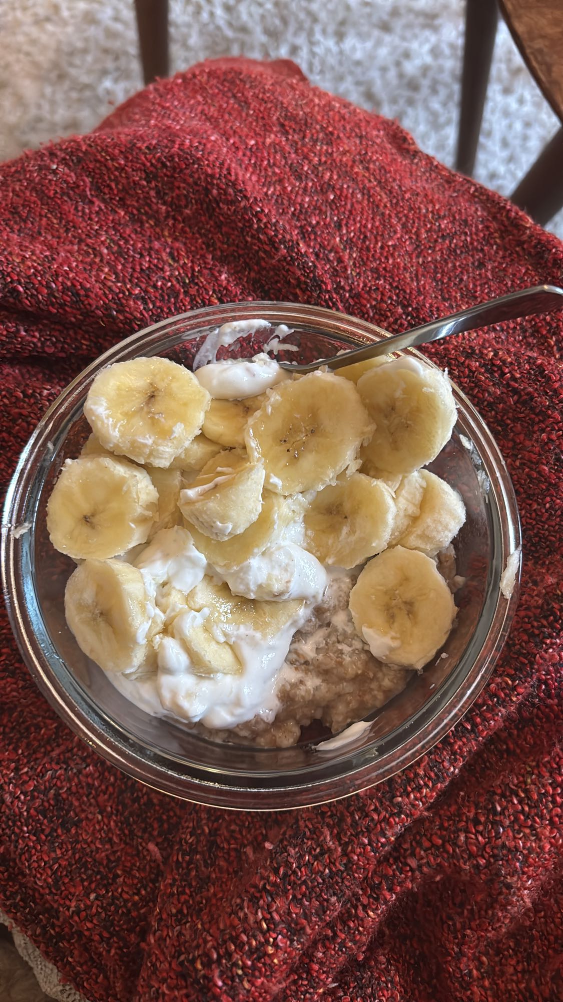 Havregrynsgröt med banan