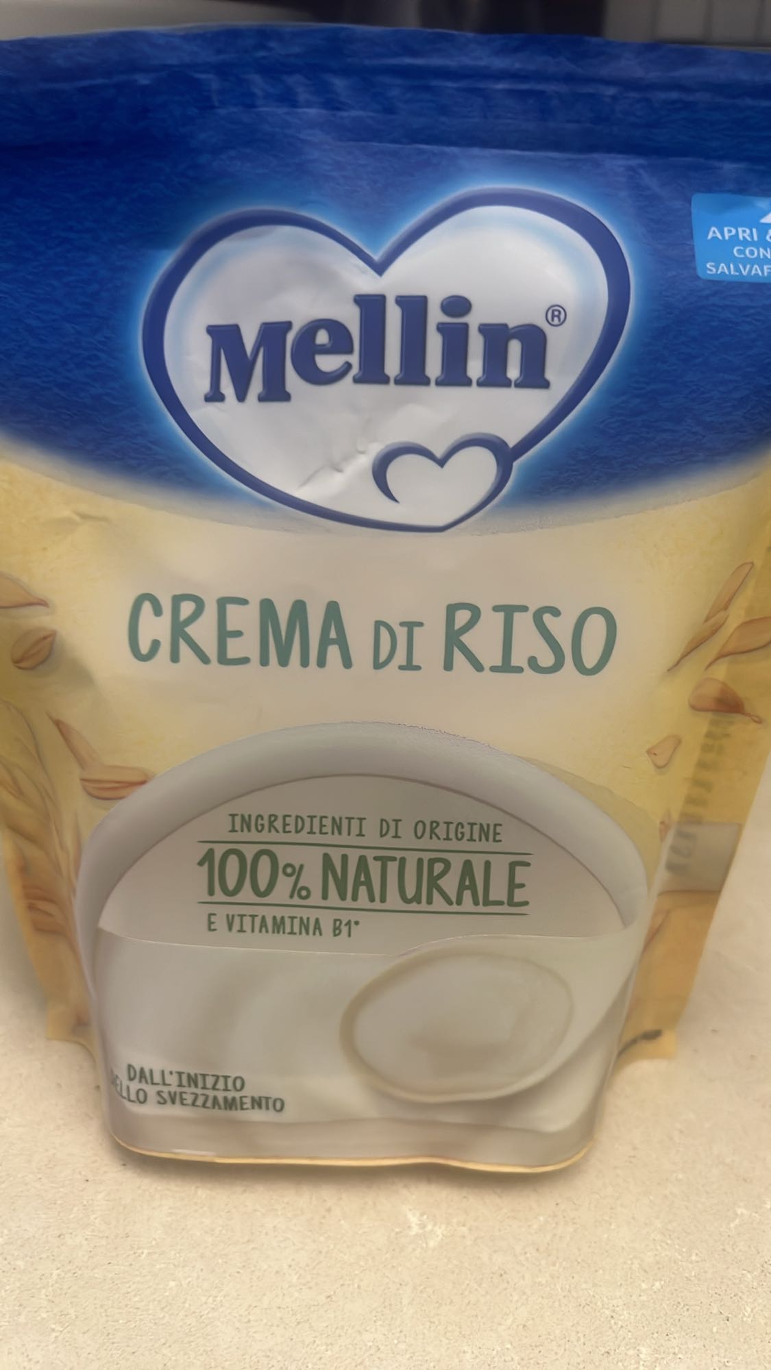 Crema di riso Mellin
