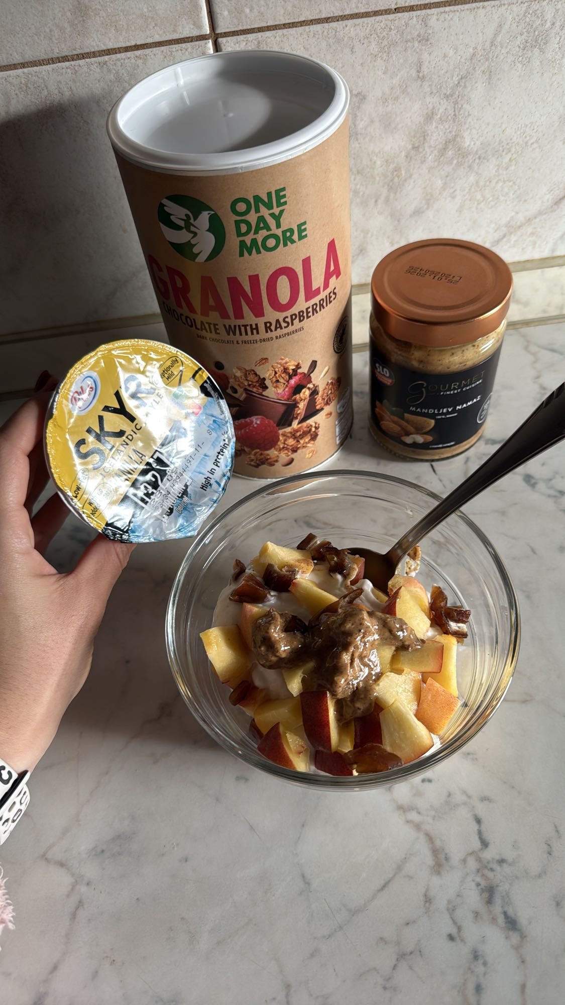 Yogurt Fruit Granola Bowl