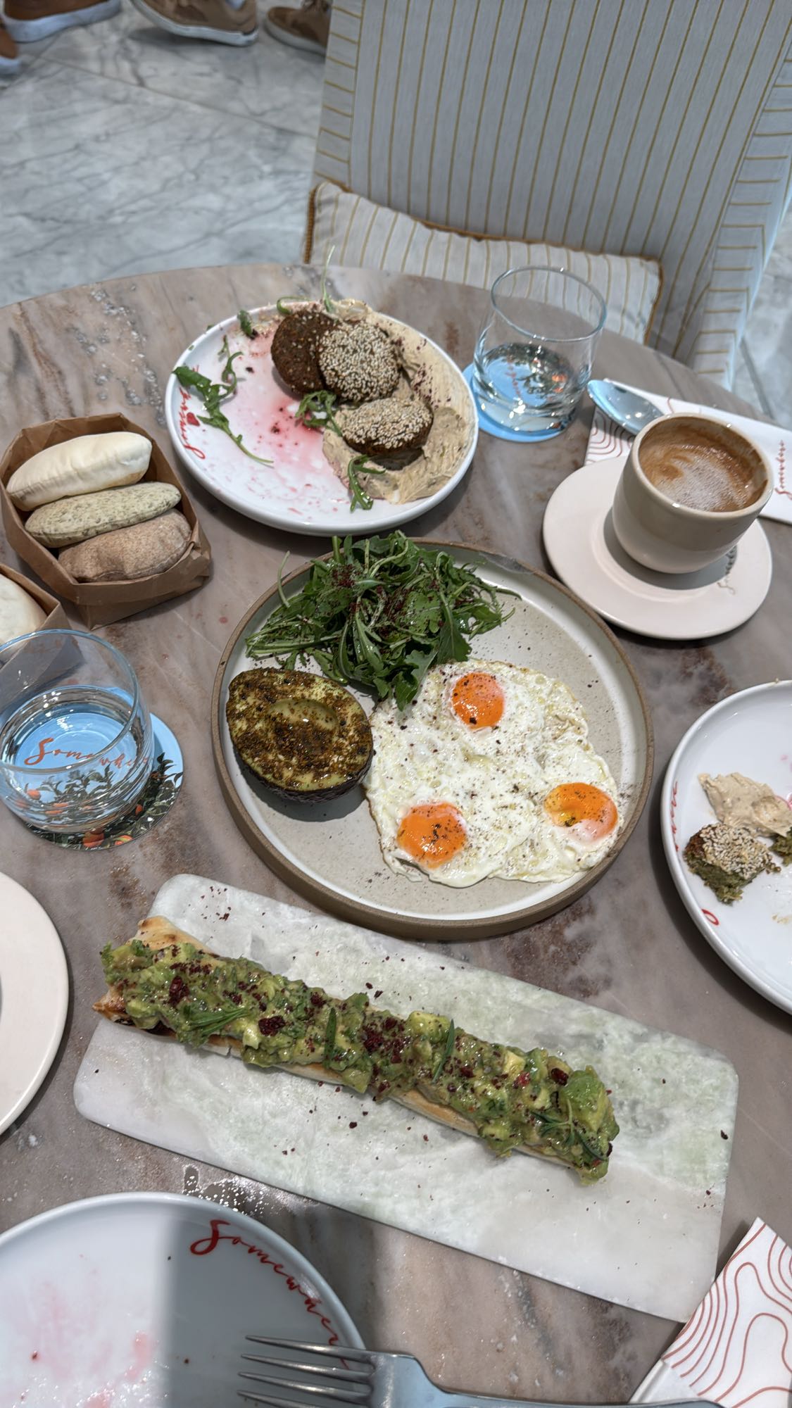 завтрак с авокадо и яйцами