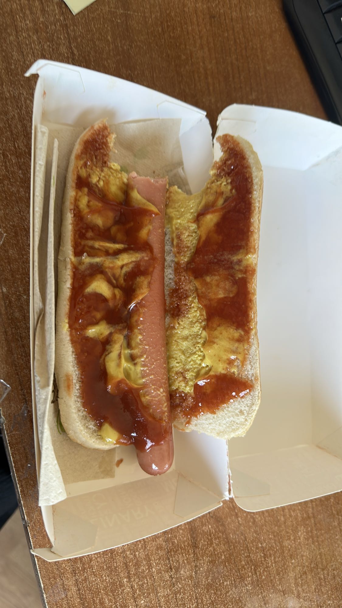 Hot Dog with Sauces