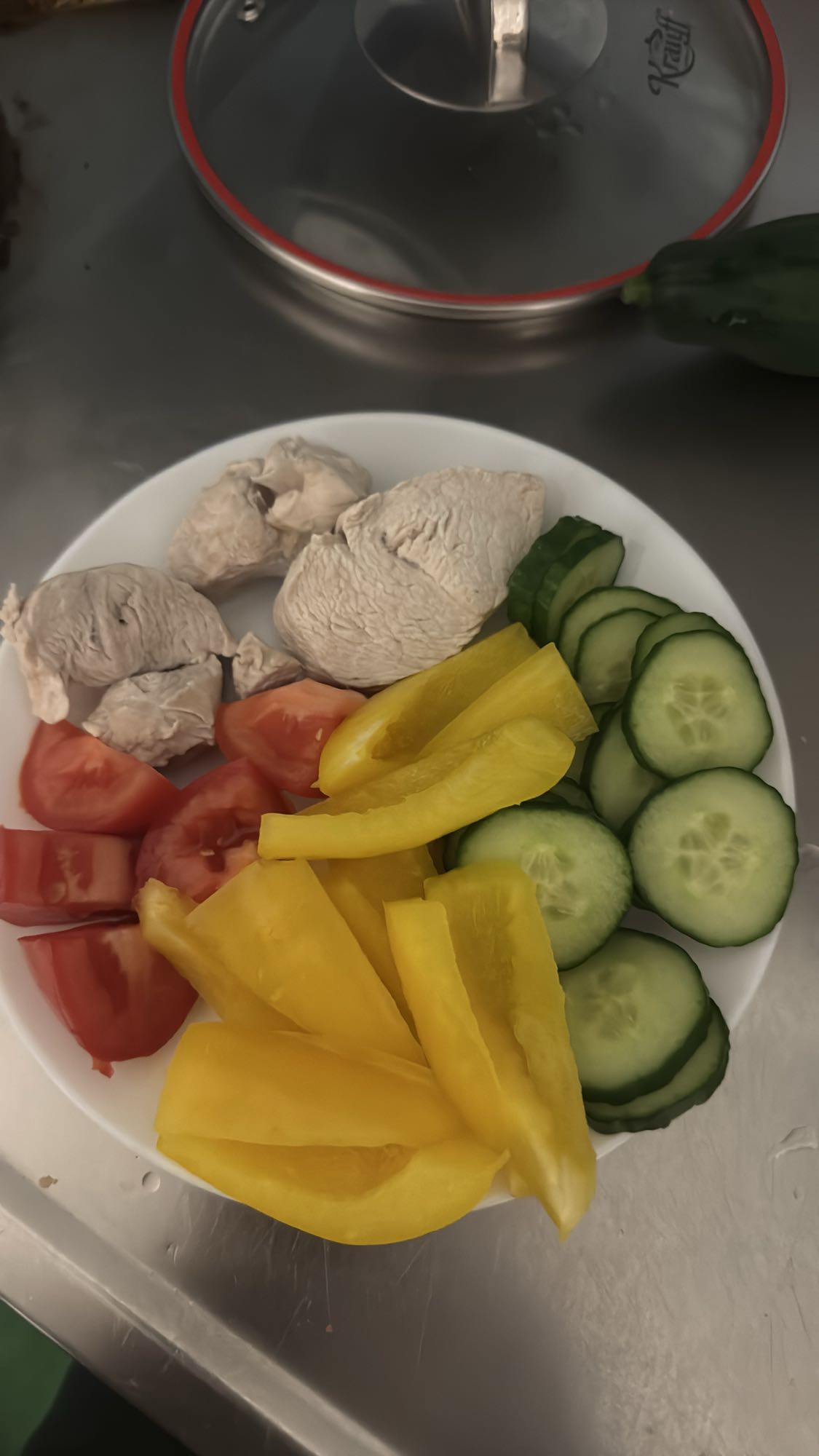 Курица с овощами