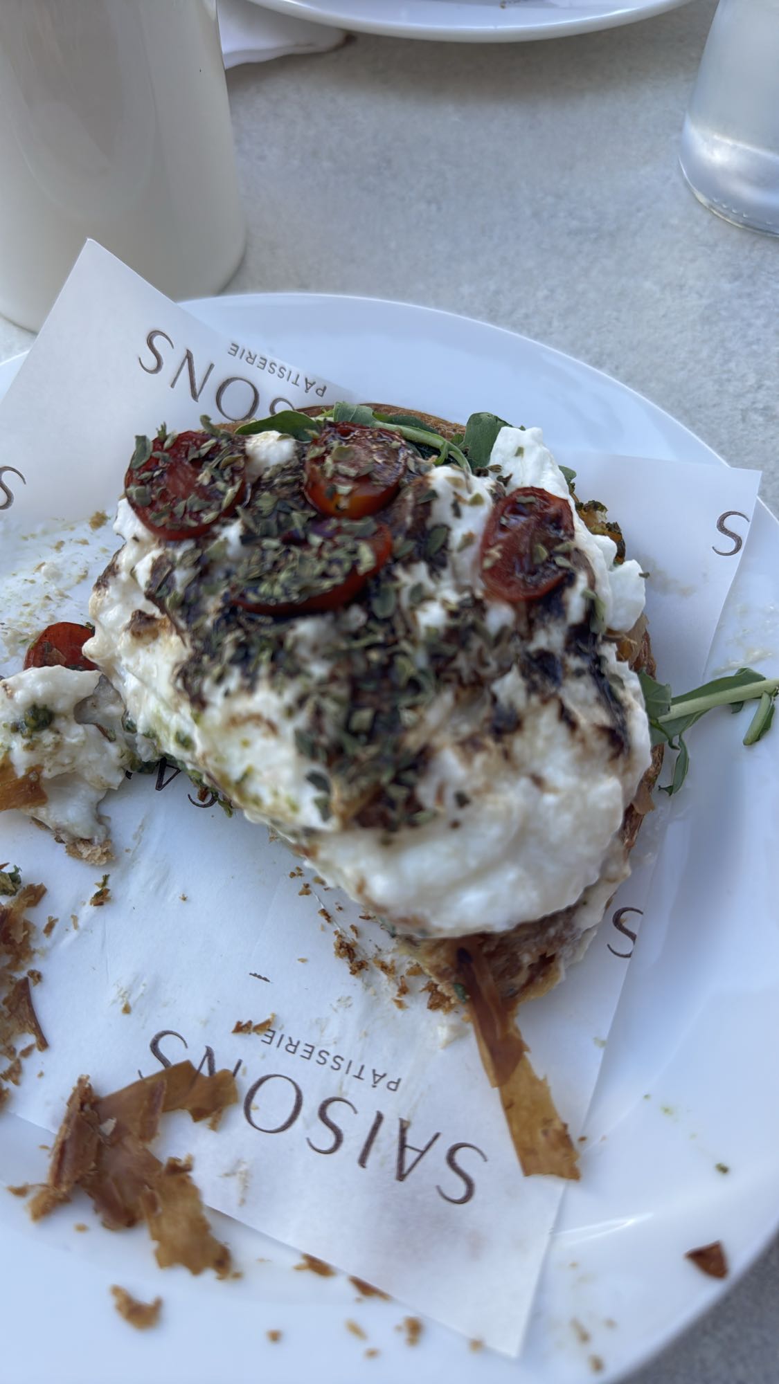 Burrata Toast with Tomato