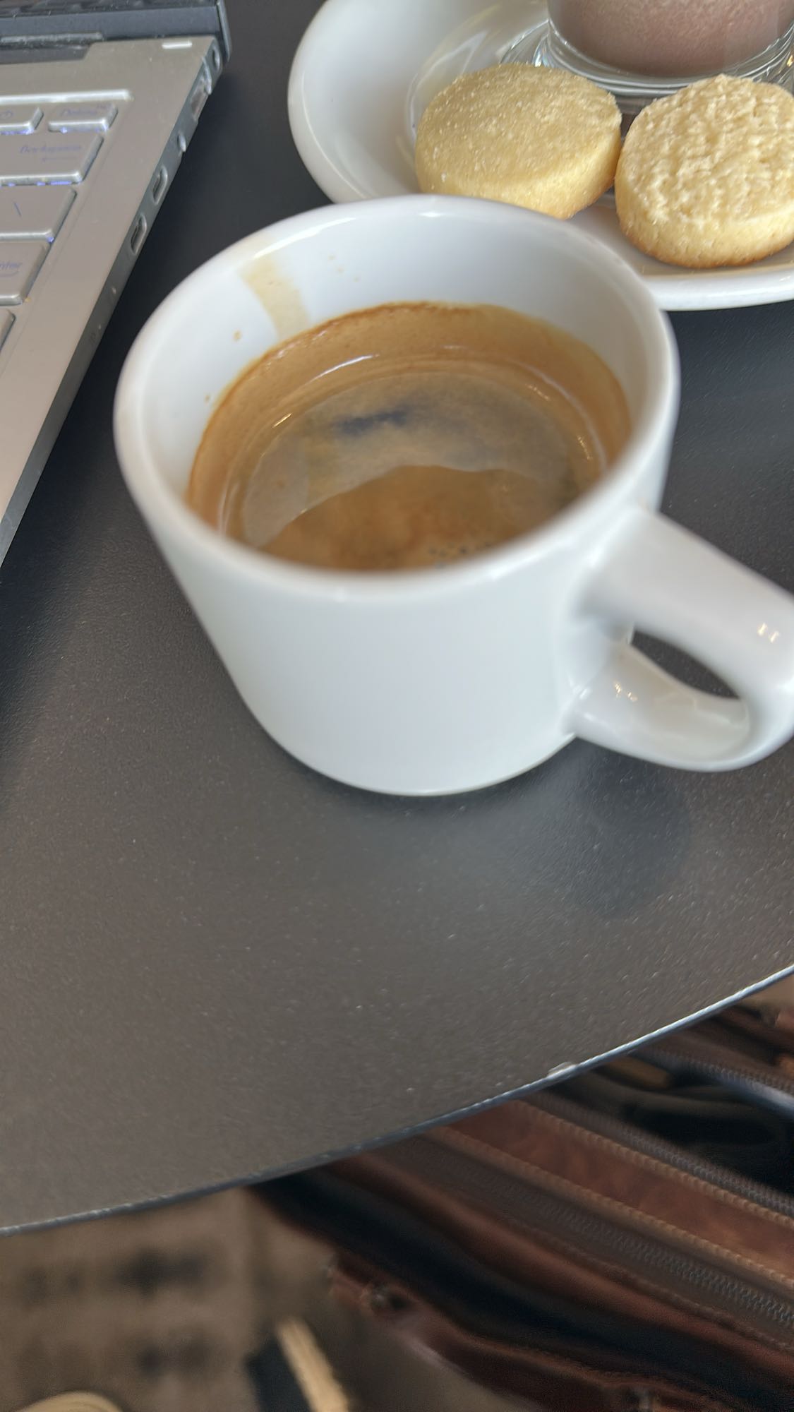 Espresso with cookies