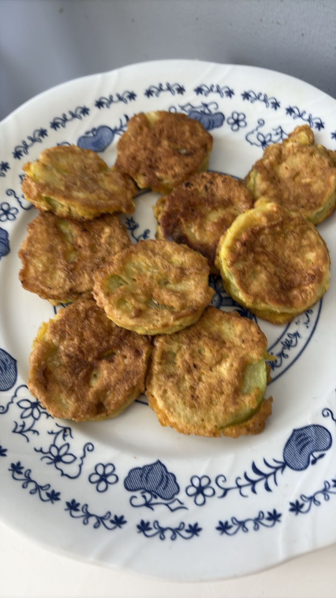 Fried Zucchini Rounds