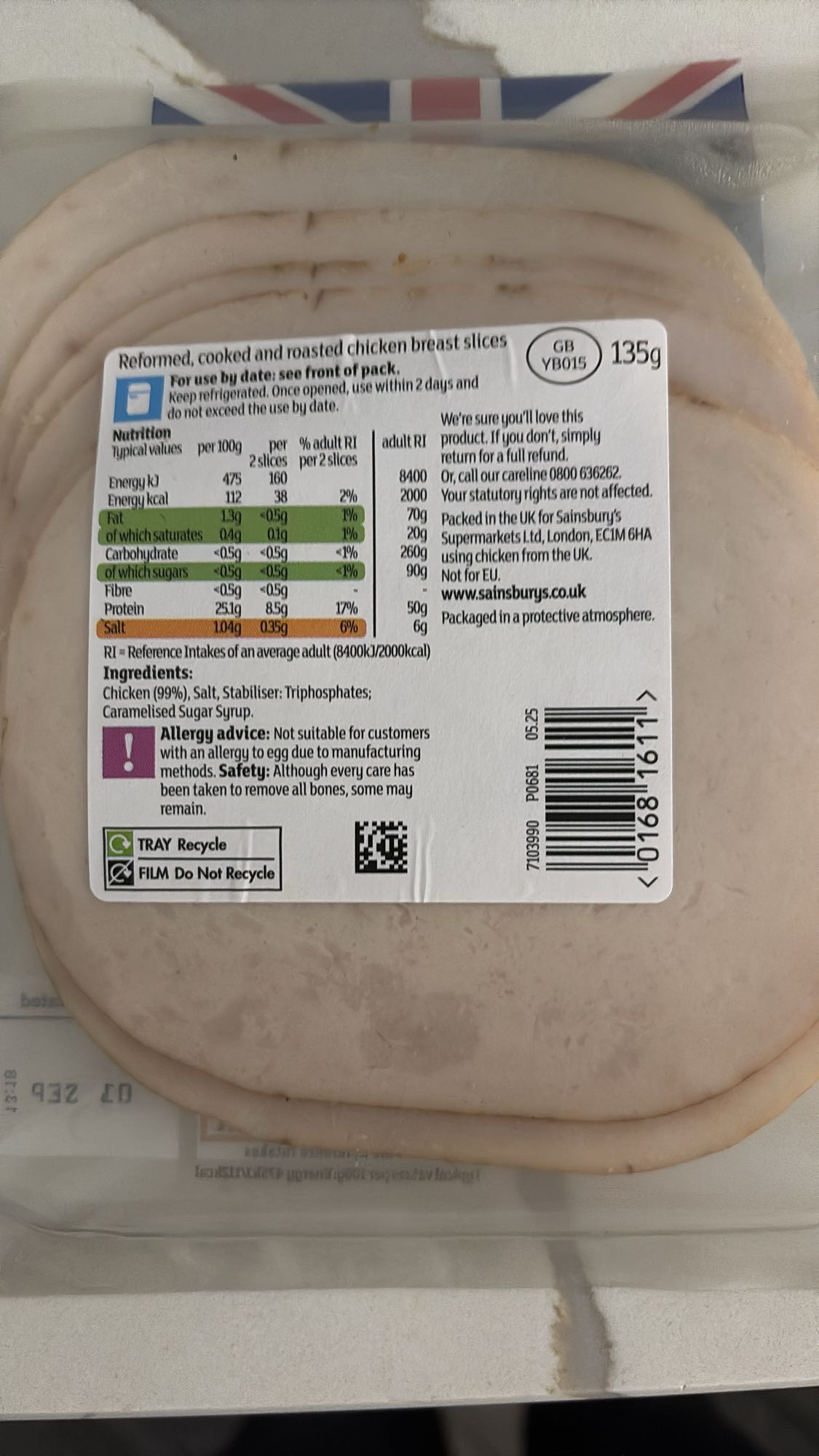 Chicken Breast Slices