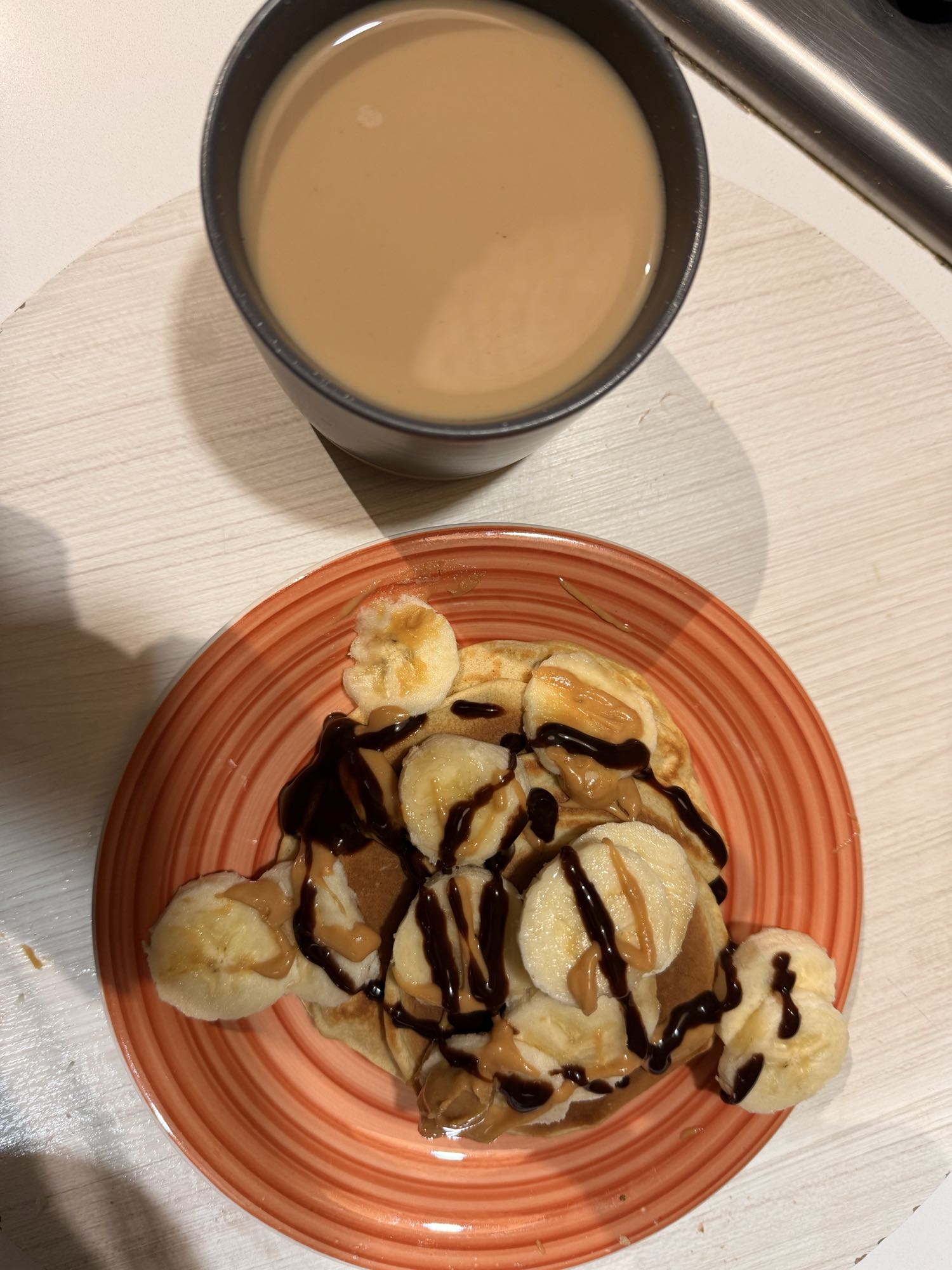 Panqueques con banana