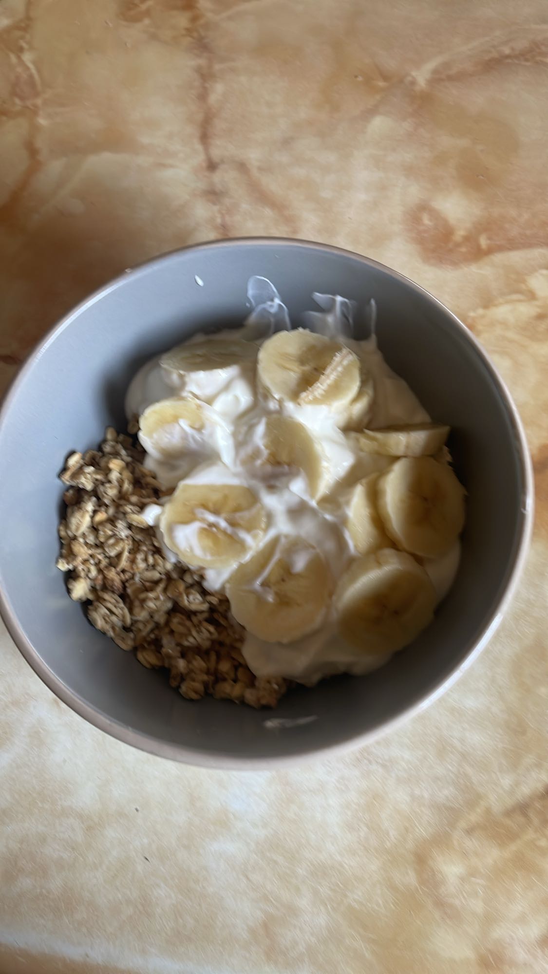 Banana Yogurt Granola Bowl