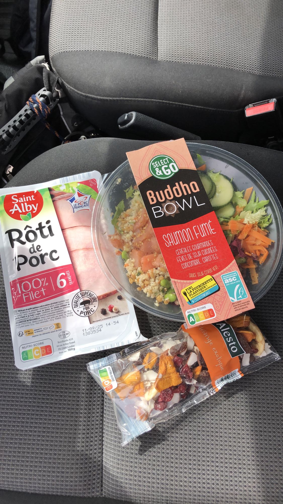 Buddha bowl et snacks