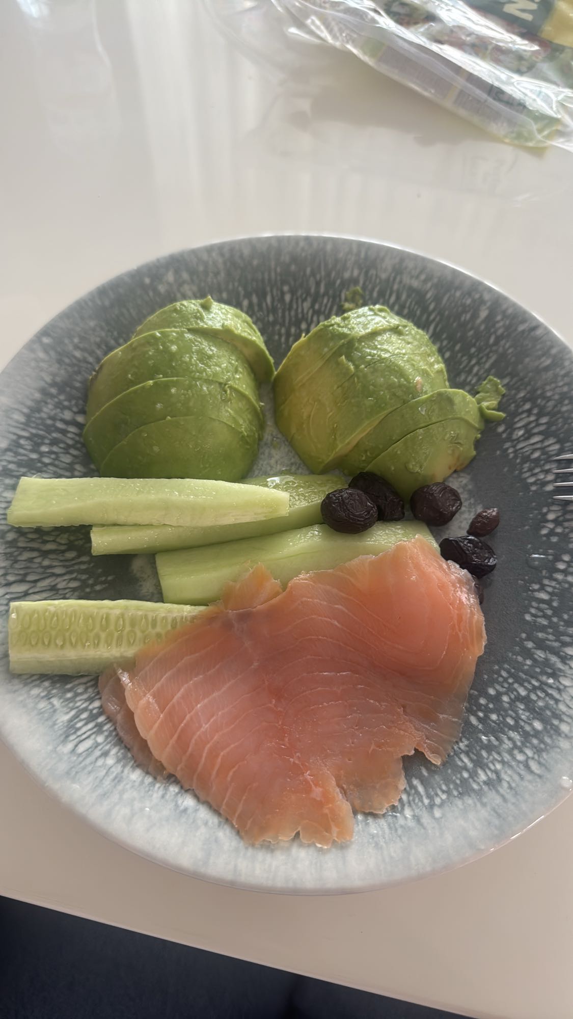 Salmon Avocado Plate