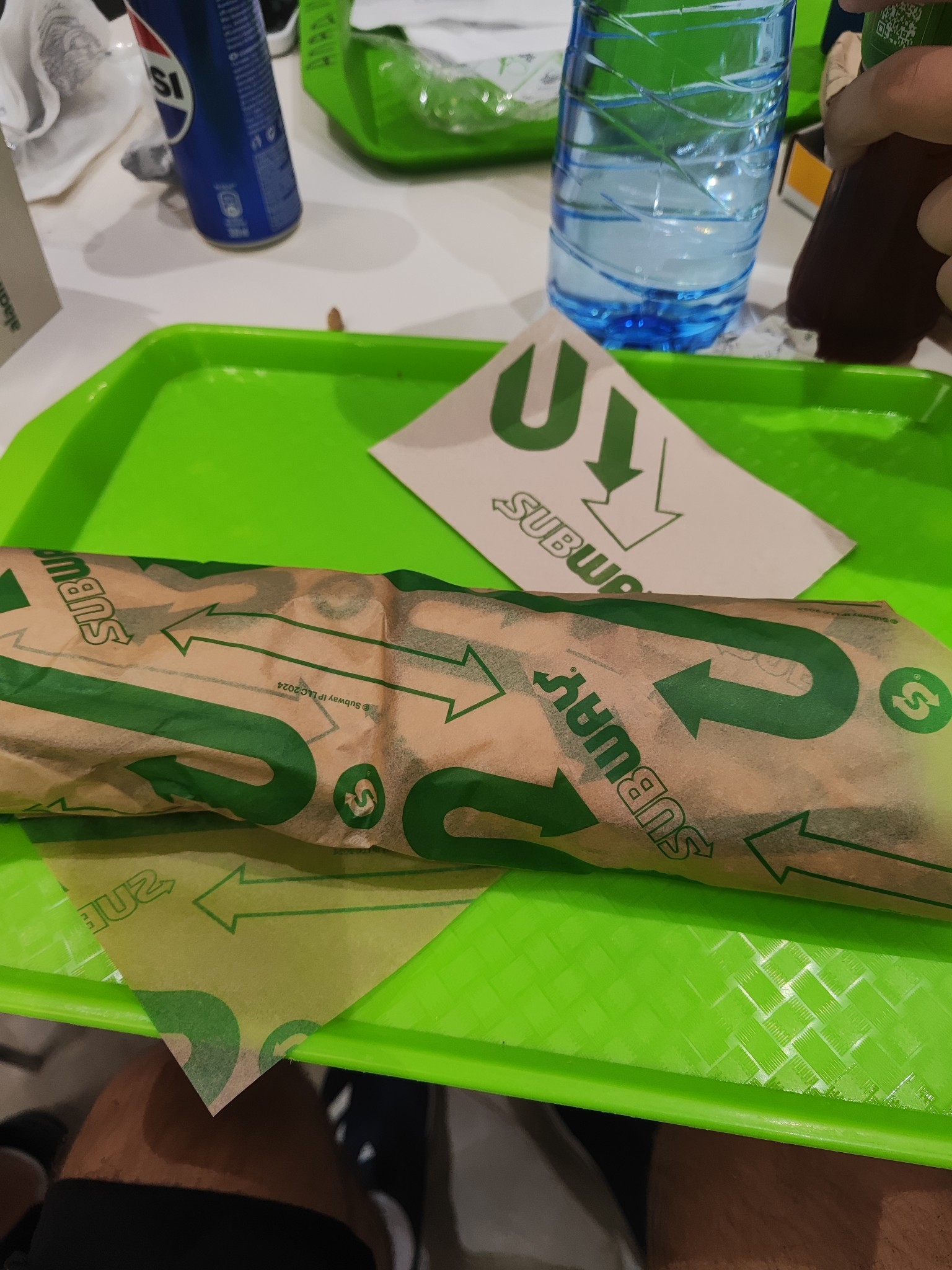 Subway sandwich meal