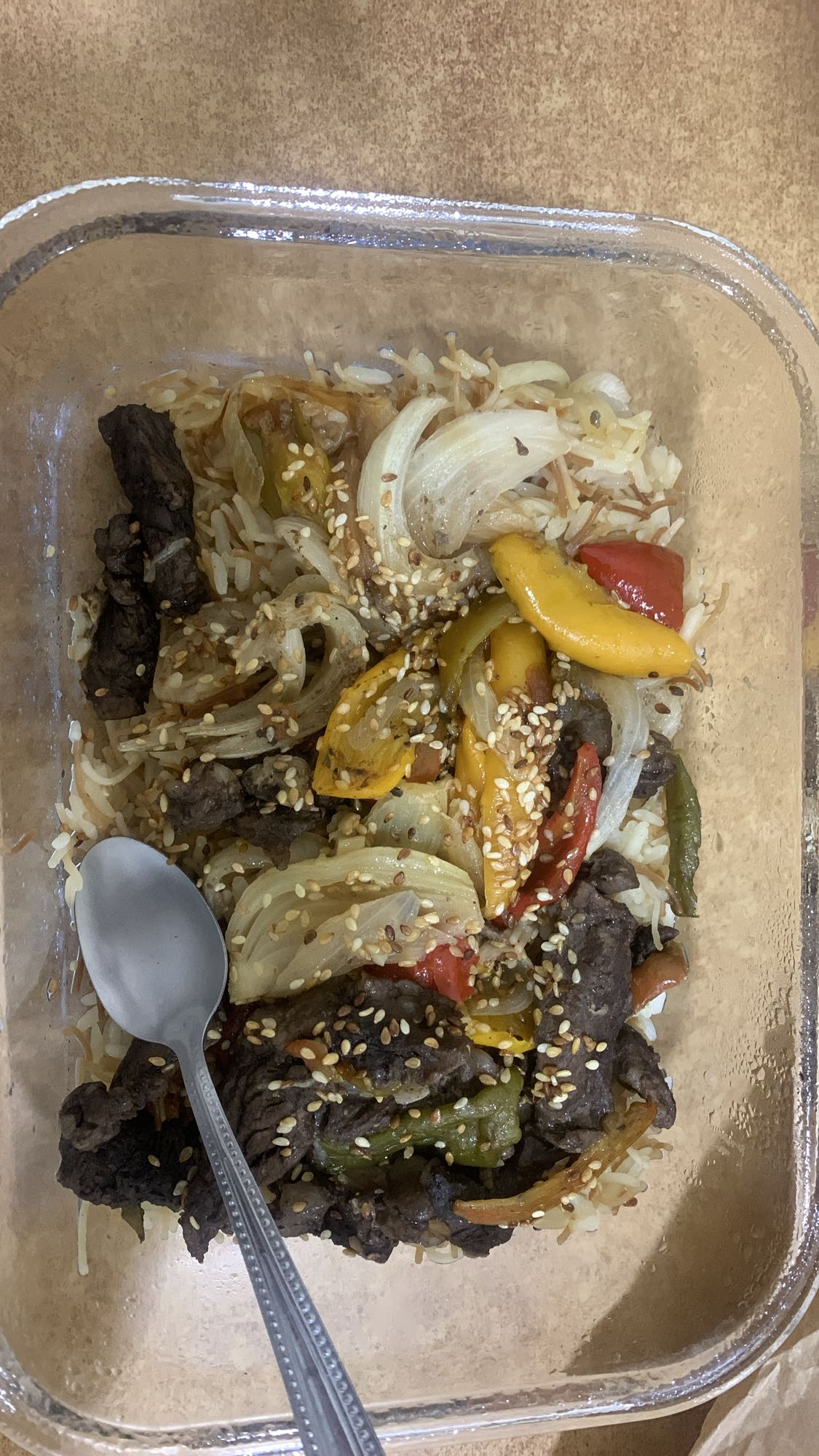 Beef Stir Fry Rice Bowl