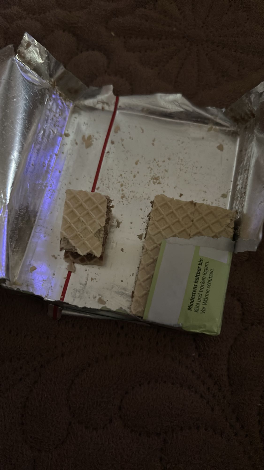 Napolitane cu ciocolată